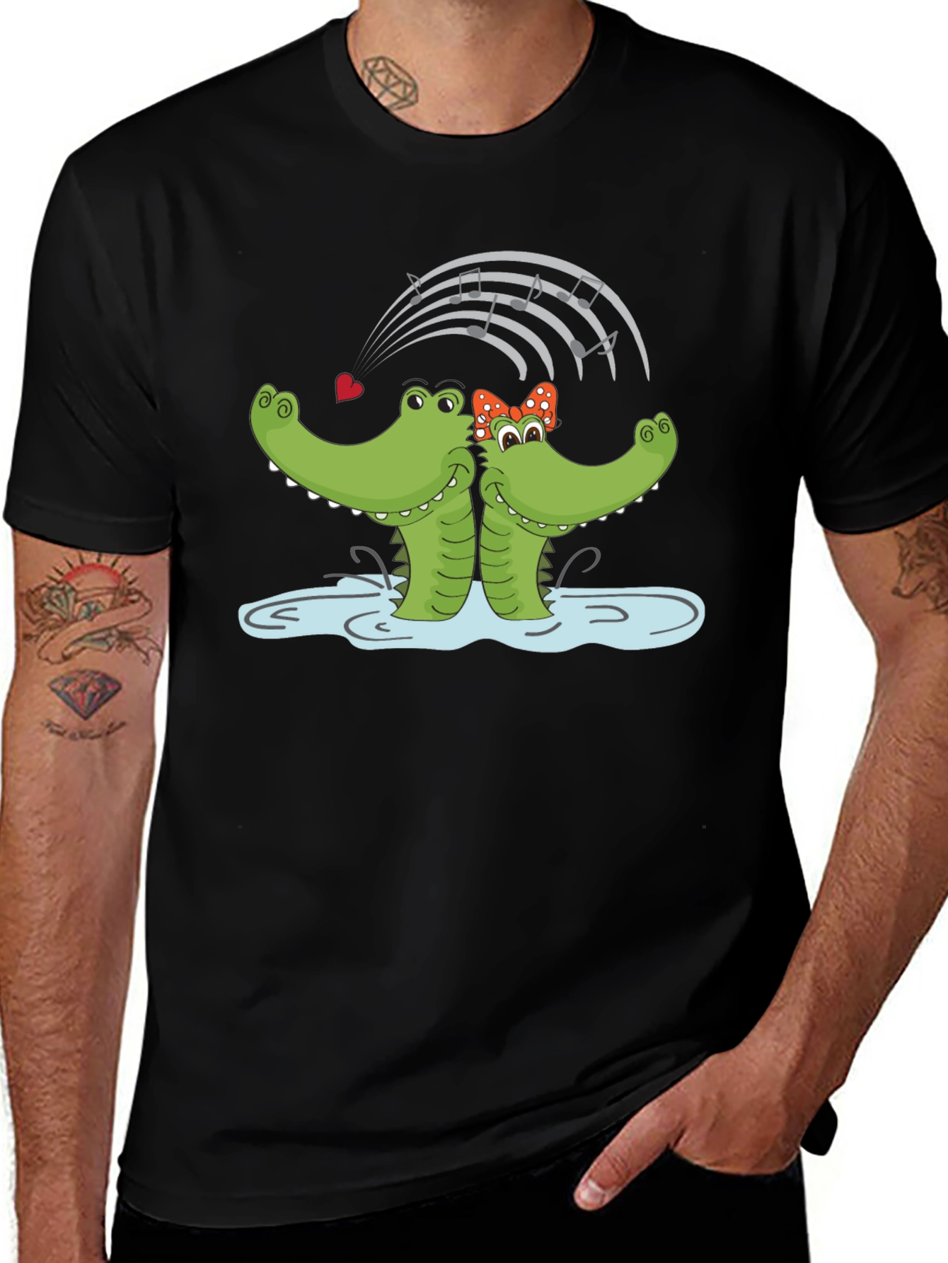 Cute Alligator Love T-Shirt