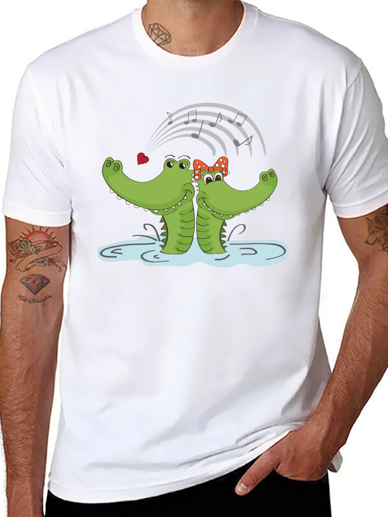 Cute Alligator Love T-Shirt