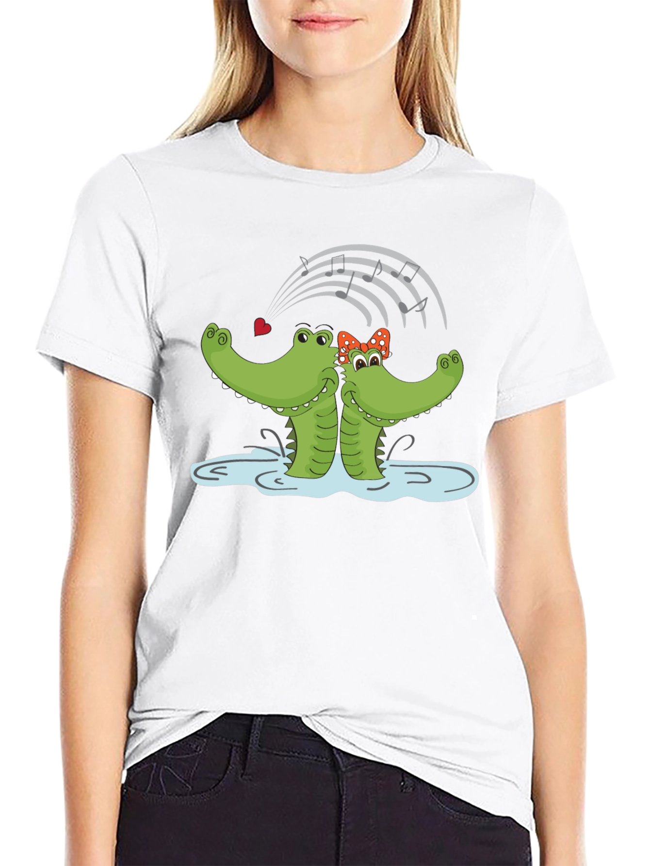 Cute Alligator Love T-Shirt