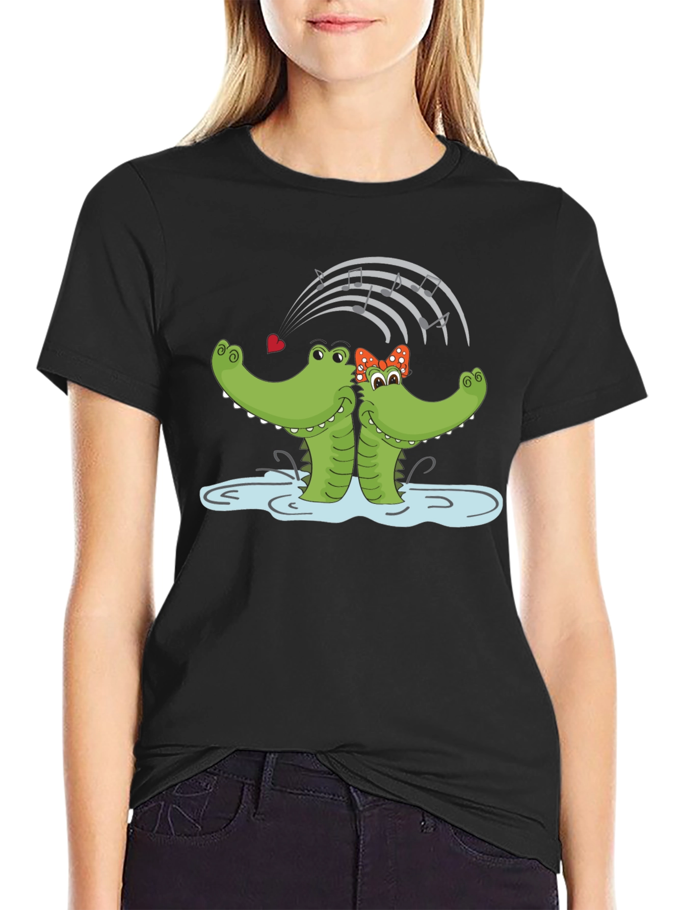 Cute Alligator Love T-Shirt
