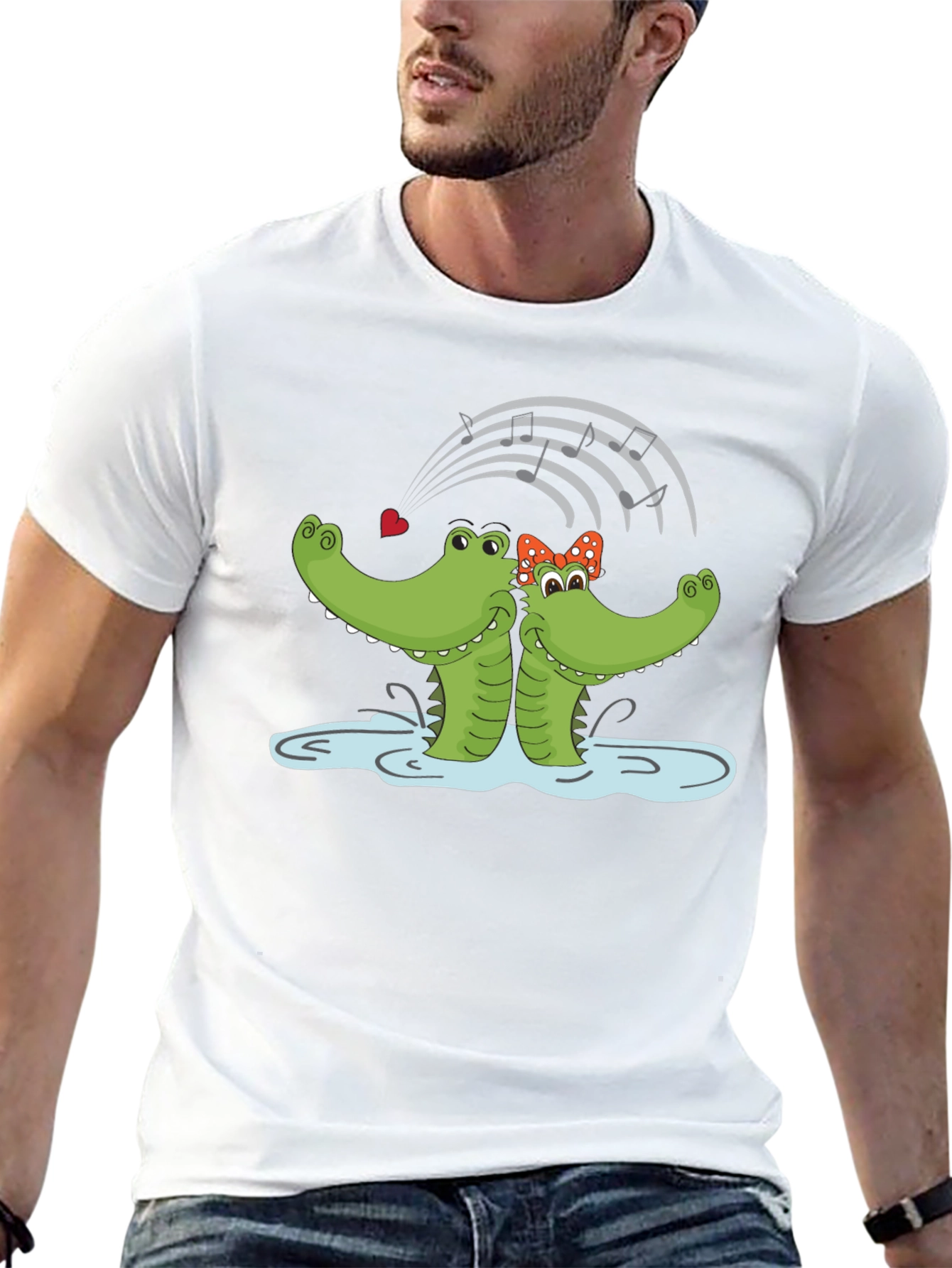 Cute Alligator Love T-Shirt