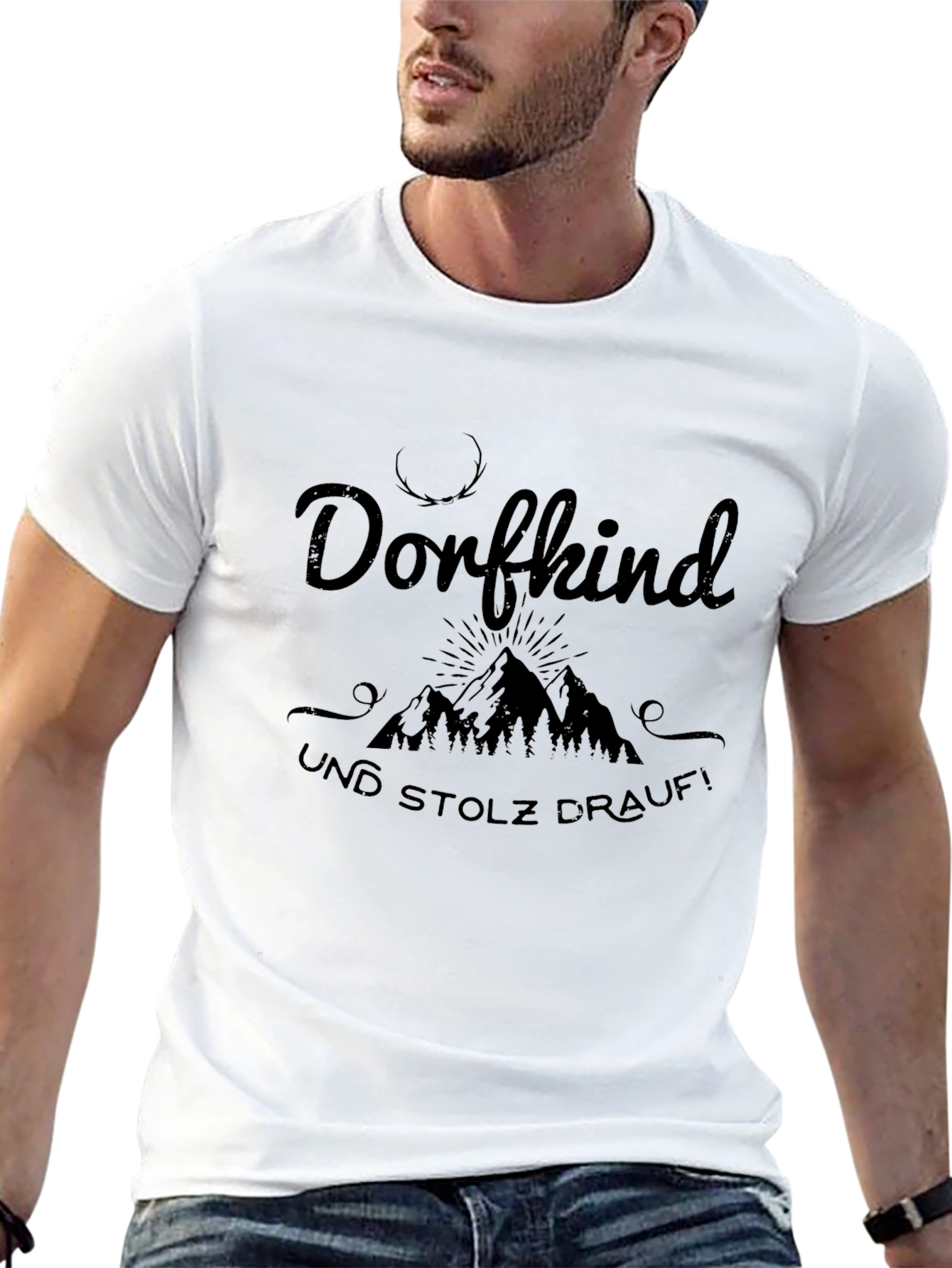 Dorfkind Und Stolz Drauf T-Shirt
