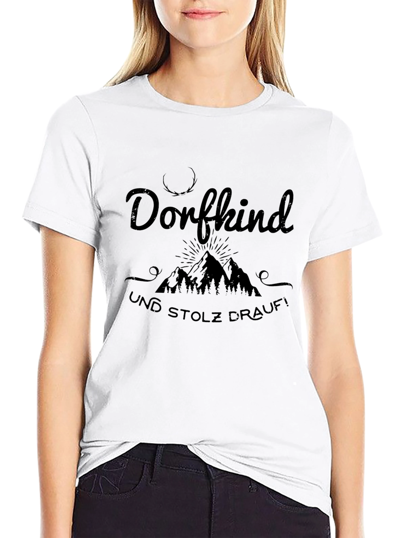 Dorfkind Und Stolz Drauf T-Shirt