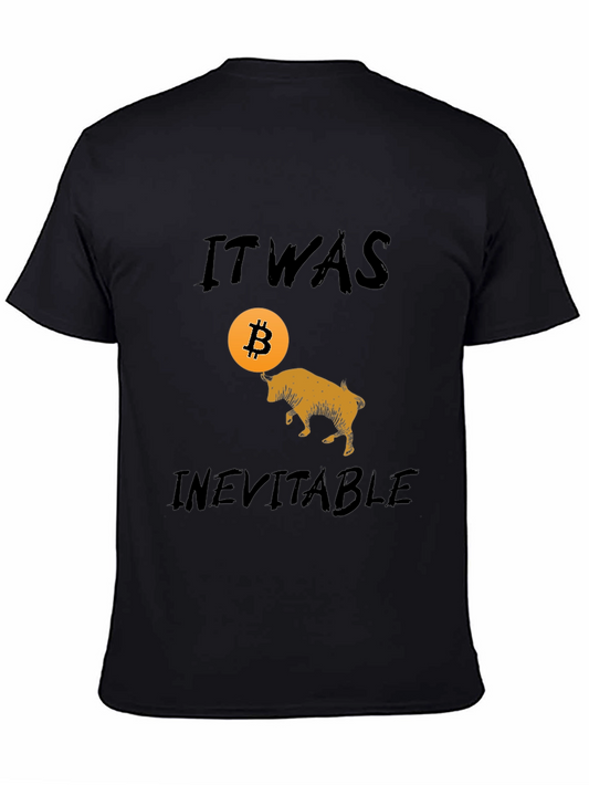 Bitcoin Bull Run Black T-Shirt - Inevitable Crypto Tee