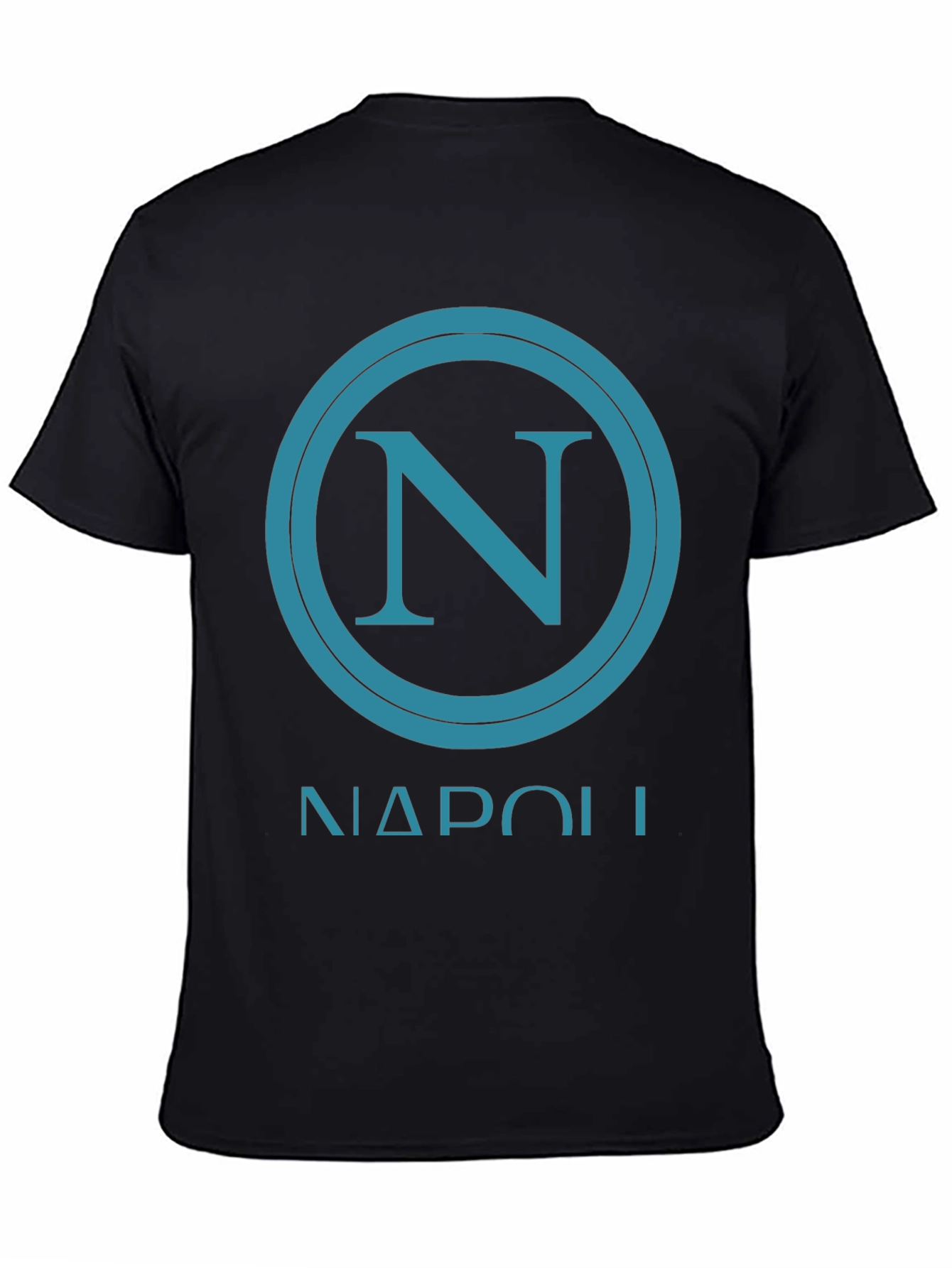 Napoli Graphic Tee - Casual Black T-Shirt