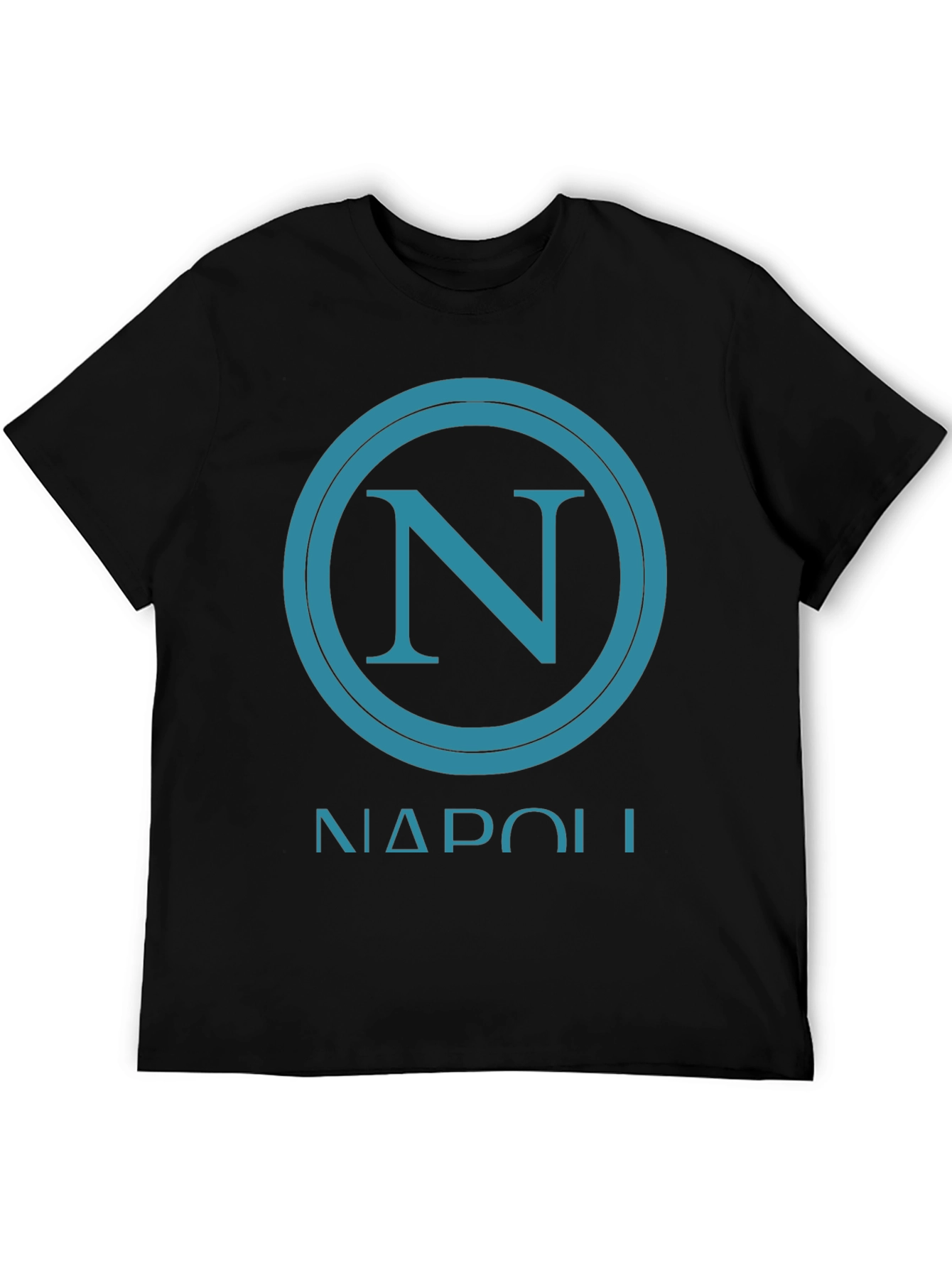 Napoli Graphic Tee - Casual Black T-Shirt