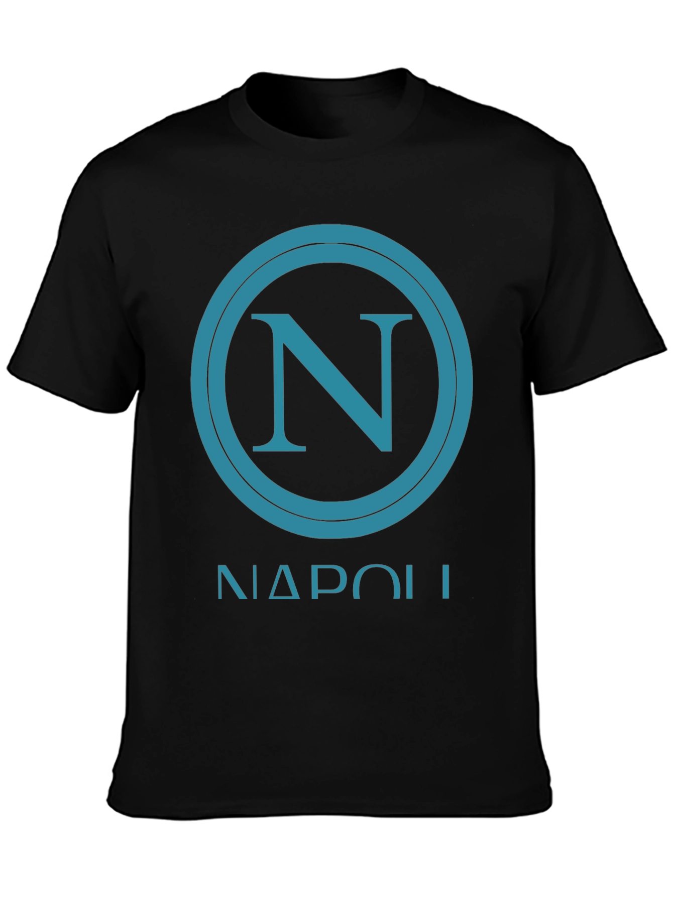 Napoli Graphic Tee - Casual Black T-Shirt