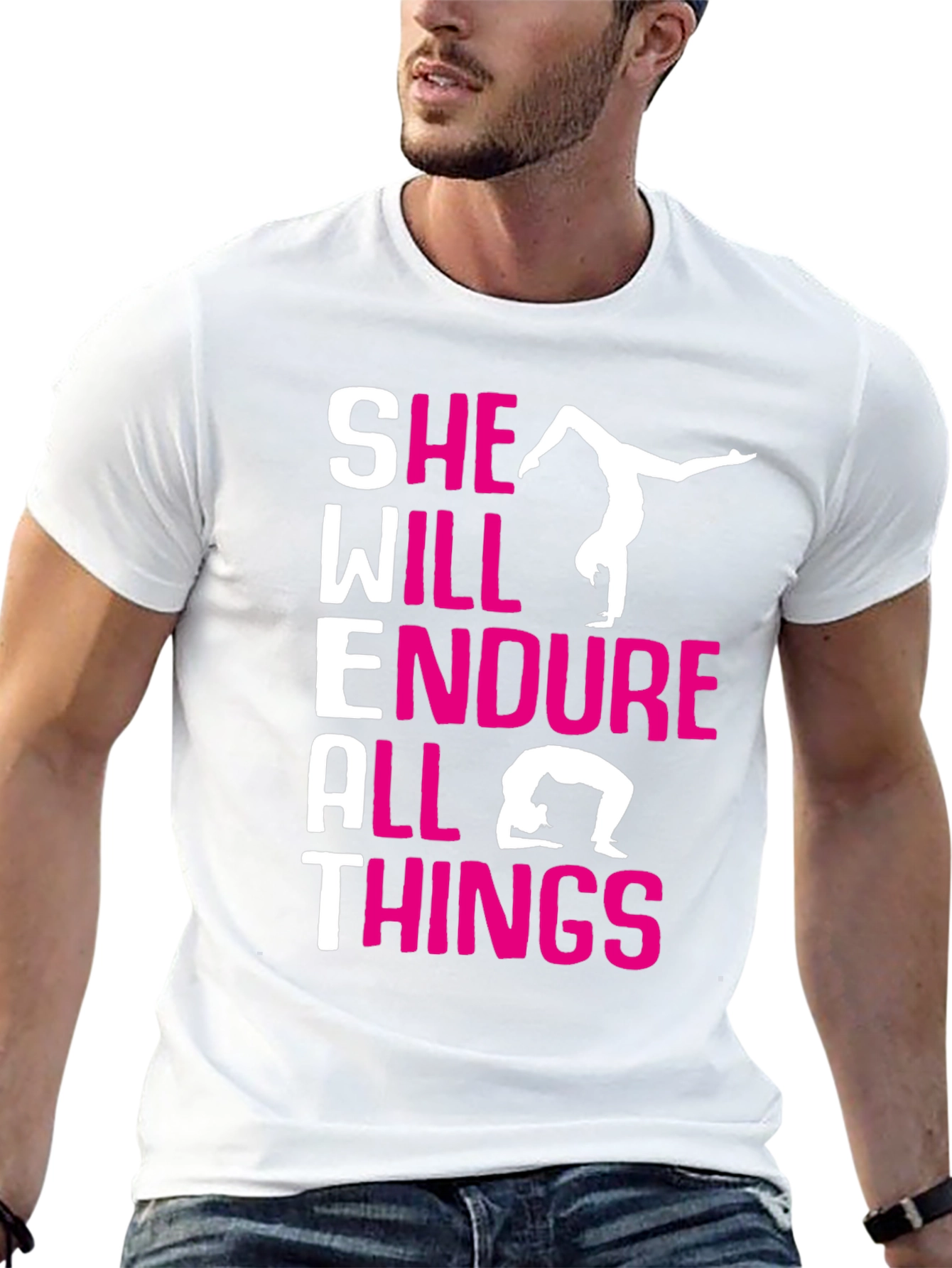 She Will Endure All Things Gymnastics T-Shirt