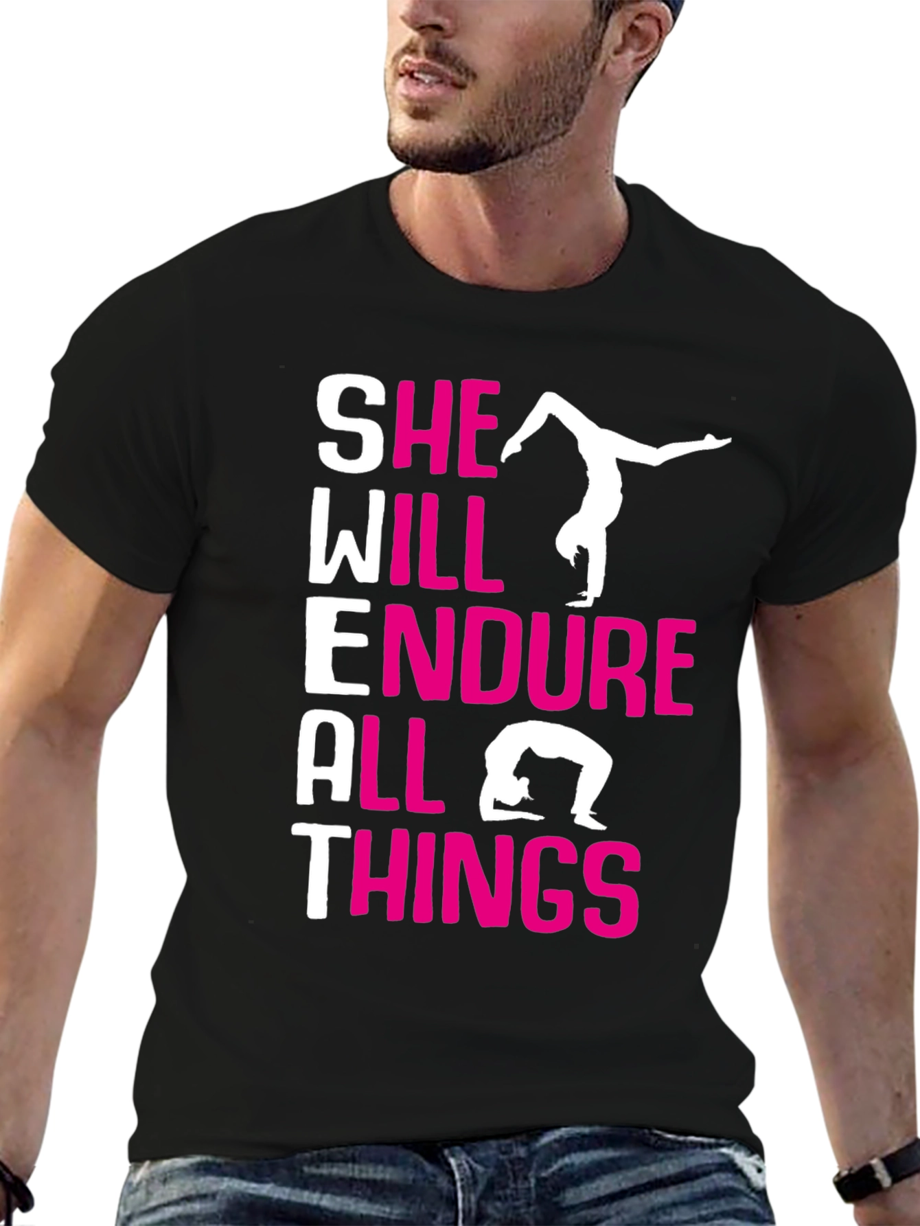 She Will Endure All Things Gymnastics T-Shirt