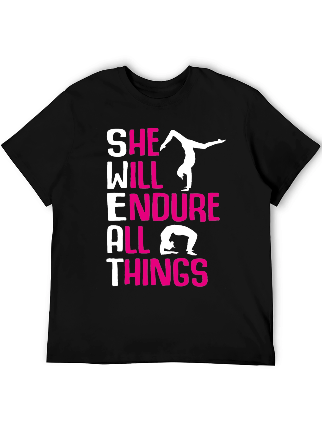 She Will Endure All Things Gymnastics T-Shirt