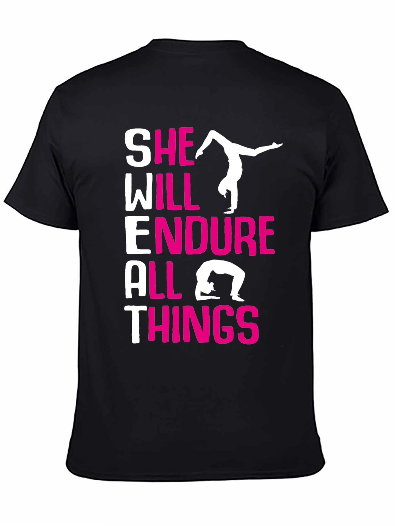 She Will Endure All Things Gymnastics T-Shirt