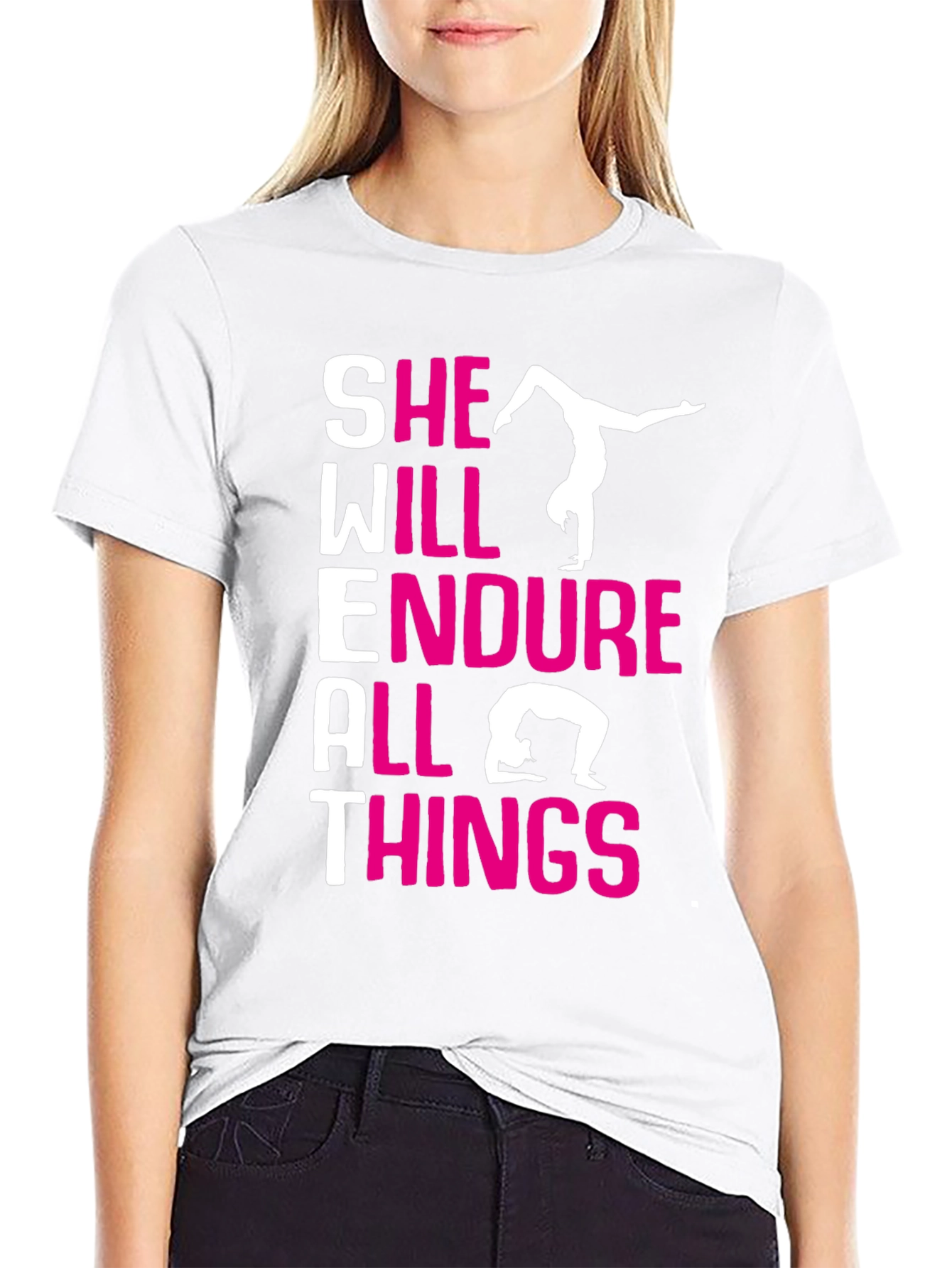 She Will Endure All Things Gymnastics T-Shirt