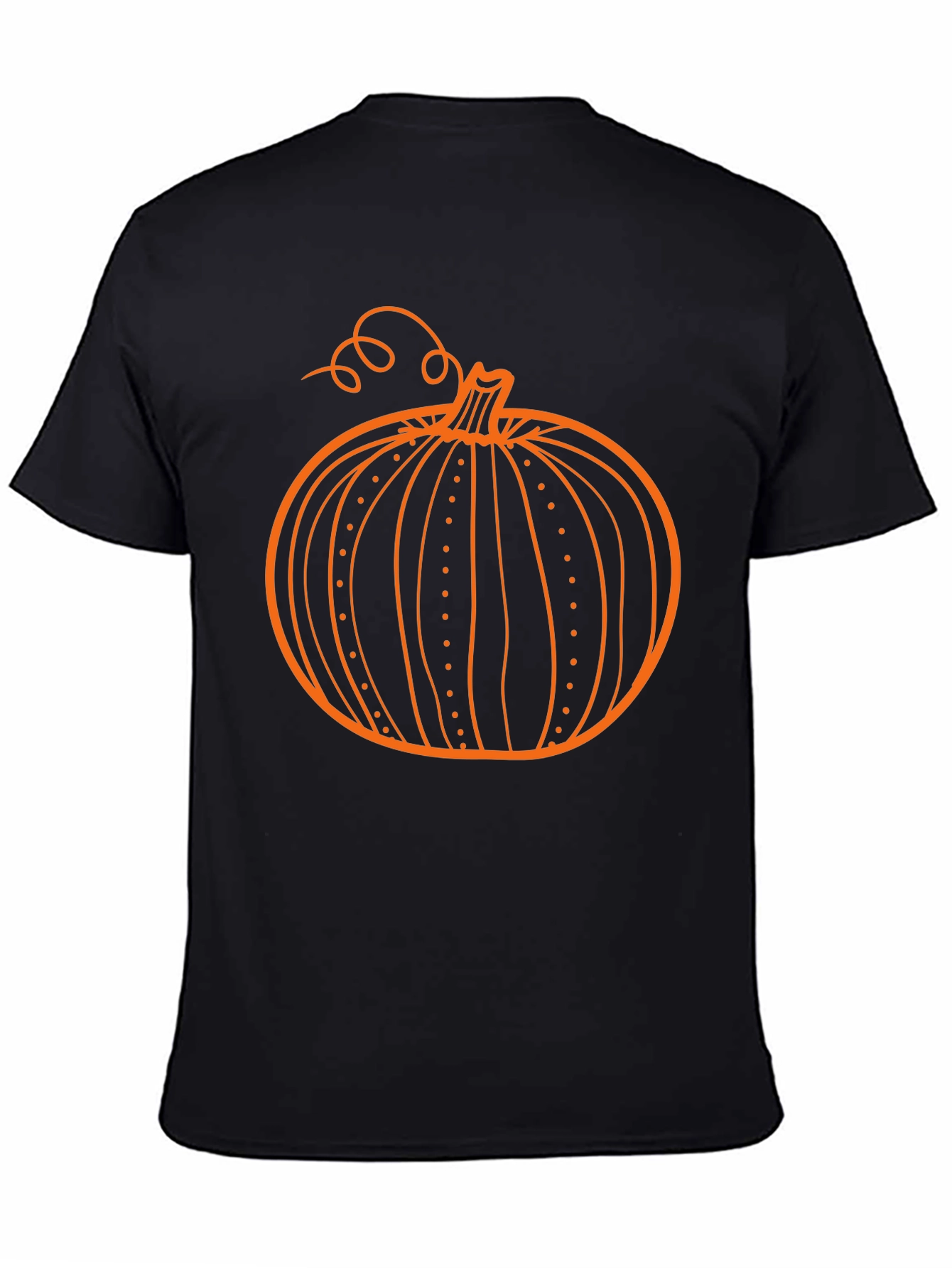 Pumpkin Graphic Black T-Shirt