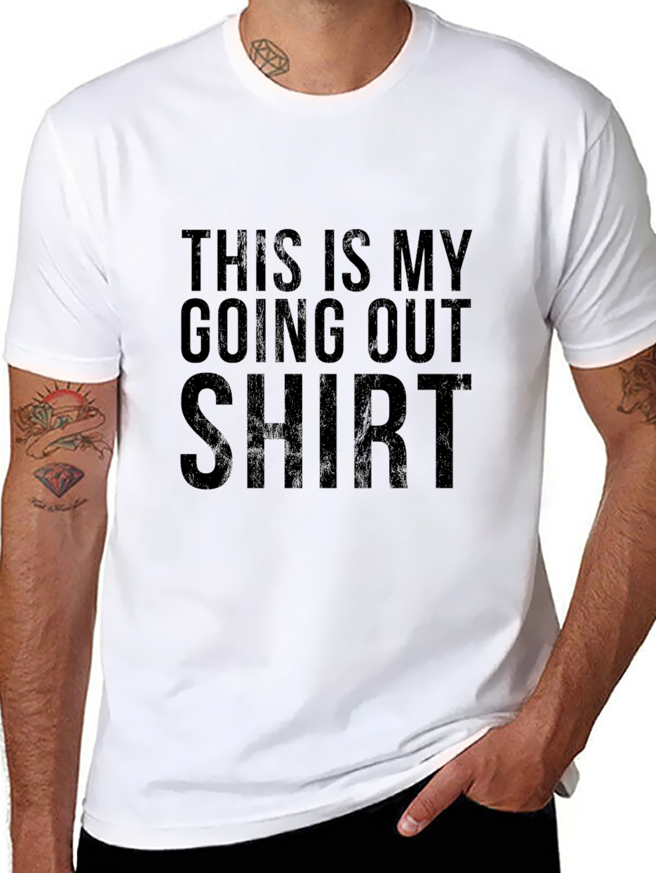 Funny This Is My Going Out Shirt Sarcastic Tee