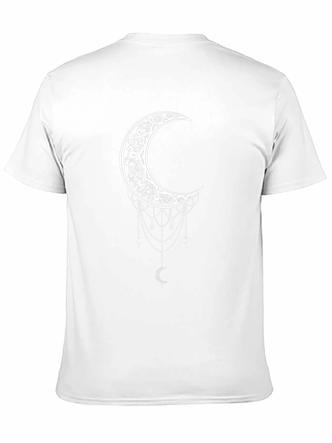 Black Moon Mandala T-Shirt - Celestial Style