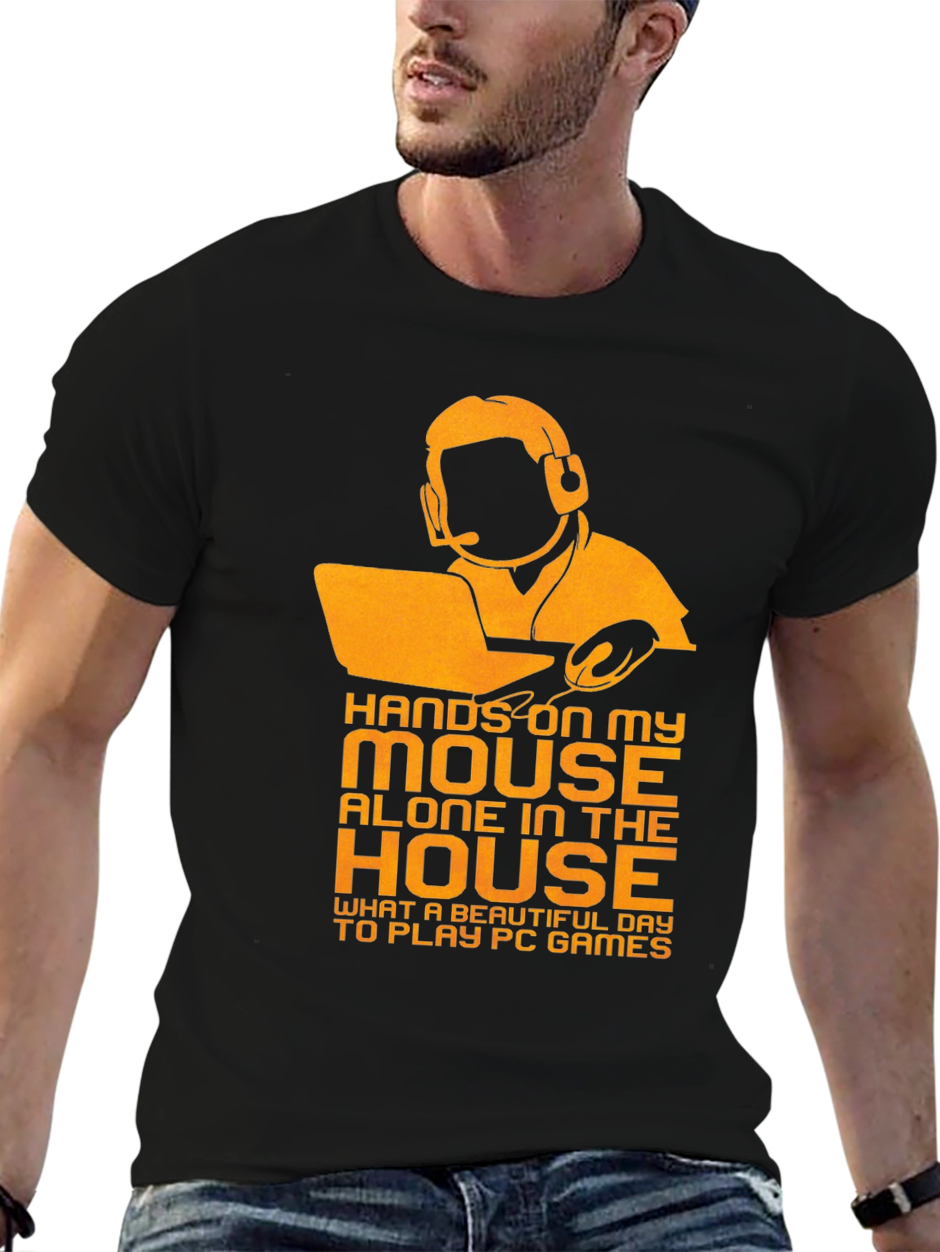 Gamer Graphic Tee - Hands on My Mouse