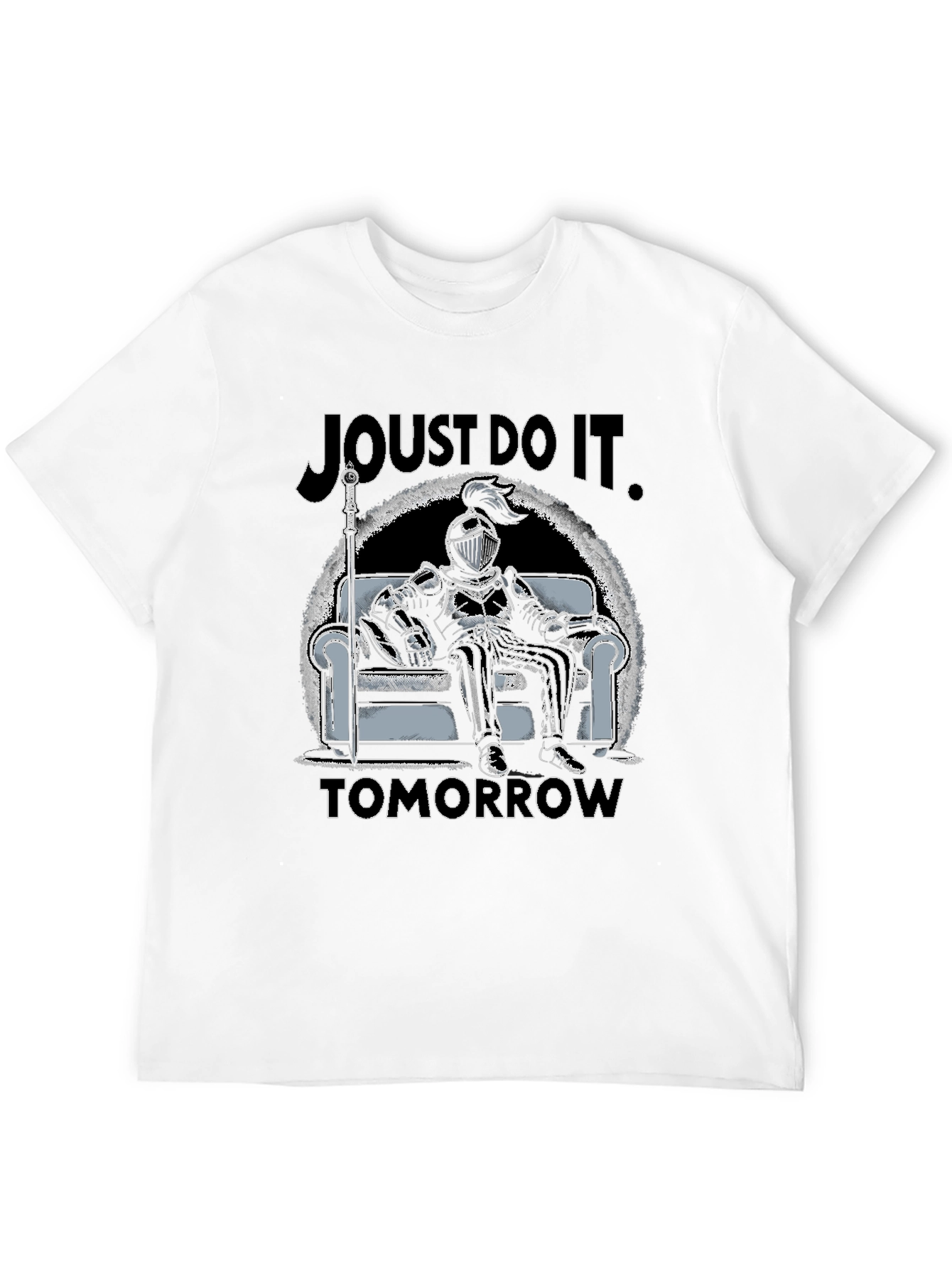 Joust Do It Tomorrow T-Shirt - Knight Design