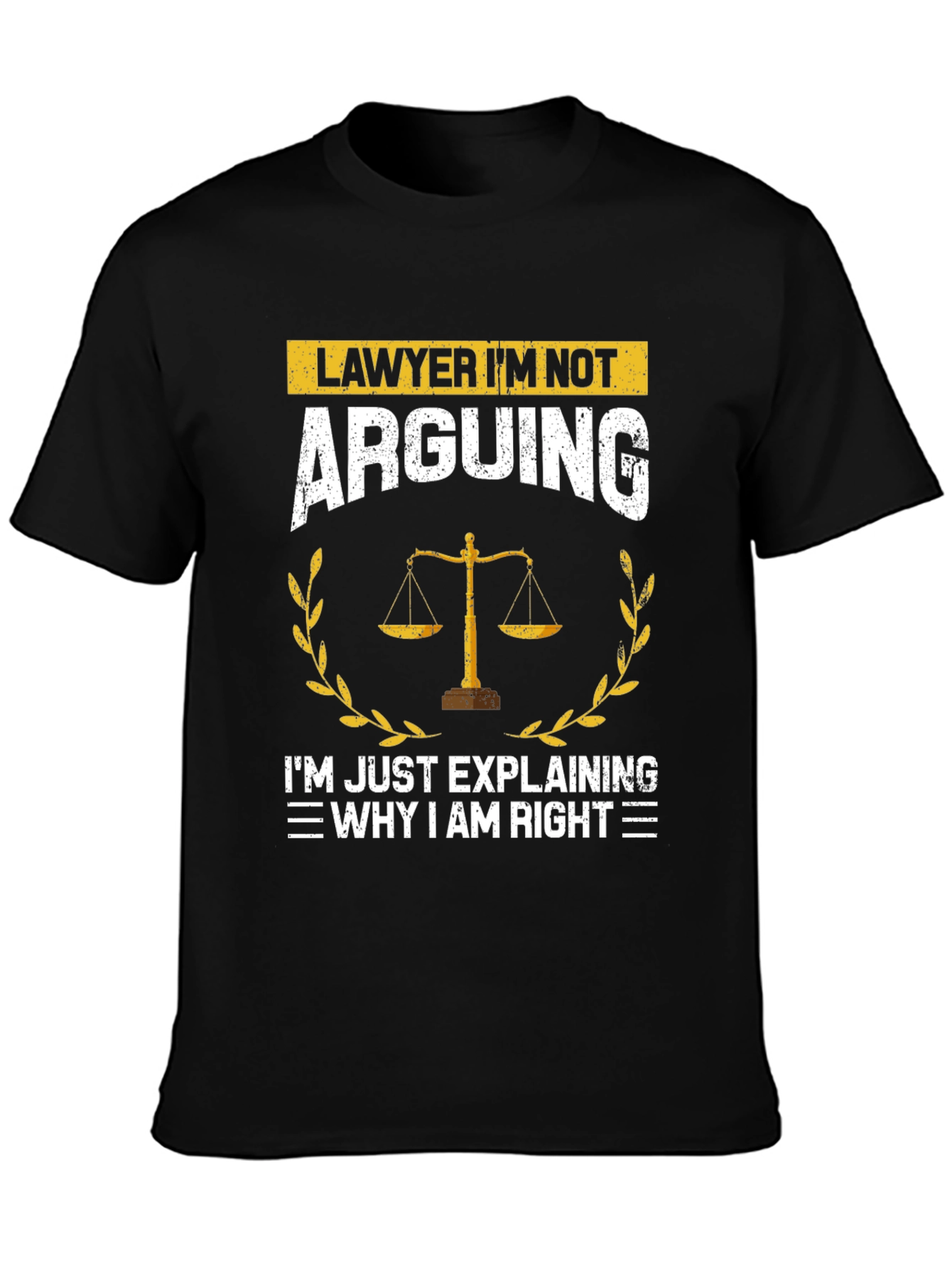 Lawyer T-Shirt - Im Not Arguing Funny Tee