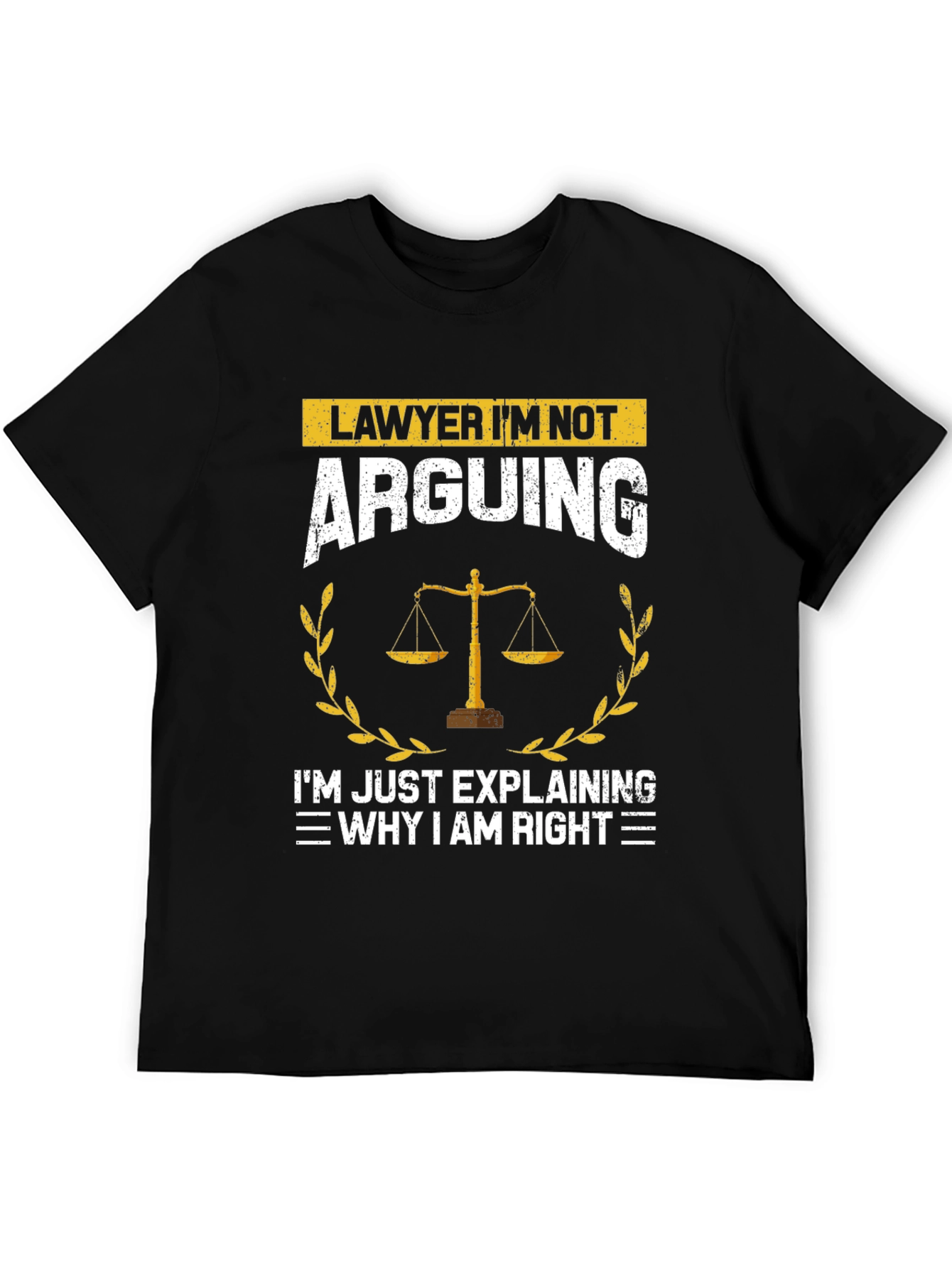 Lawyer T-Shirt - Im Not Arguing Funny Tee