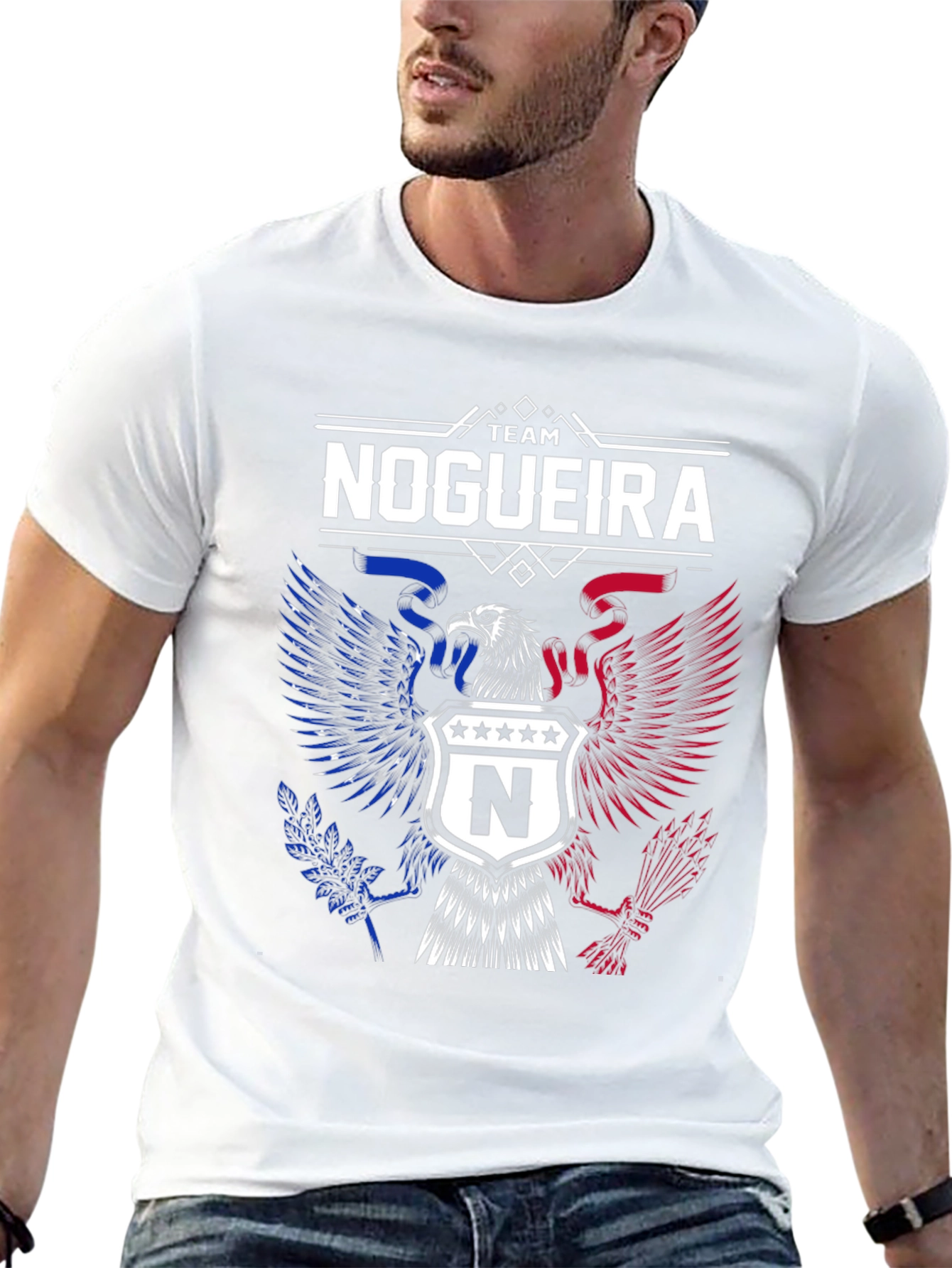 Team Nogueira Eagle Crest Black T-Shirt