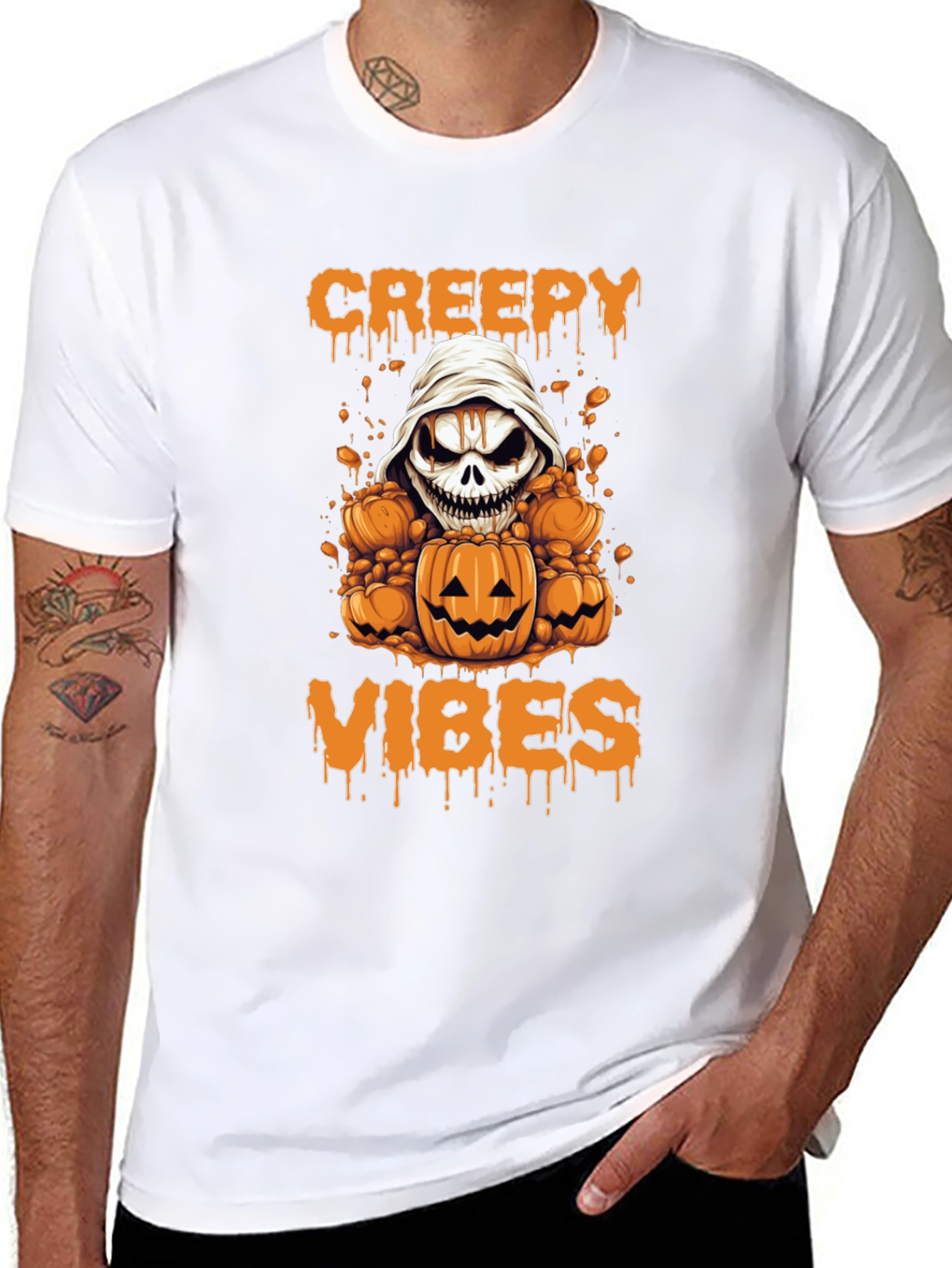 Creepy Vibes Halloween T-Shirt