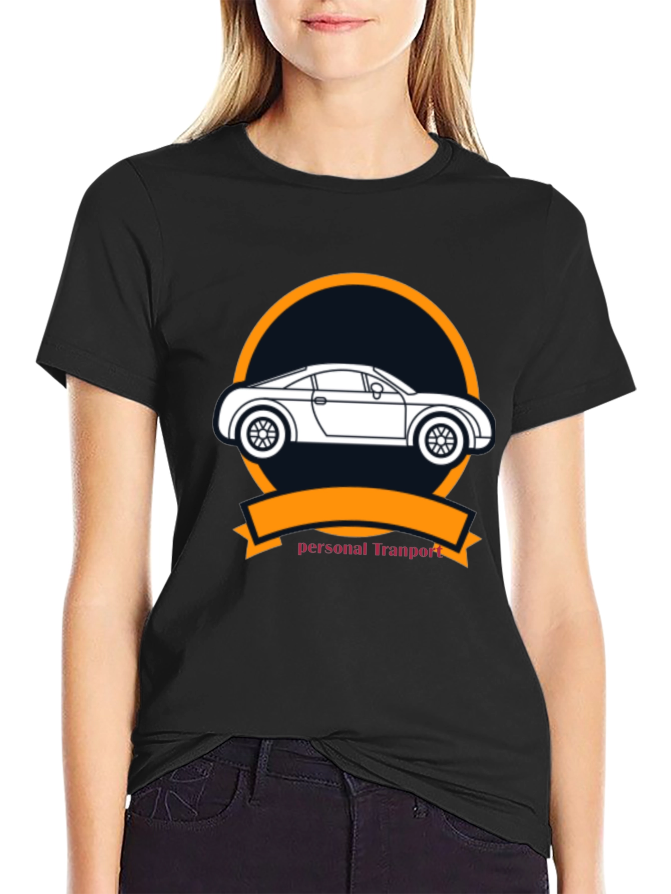 Personal Transport Black Graphic Tee