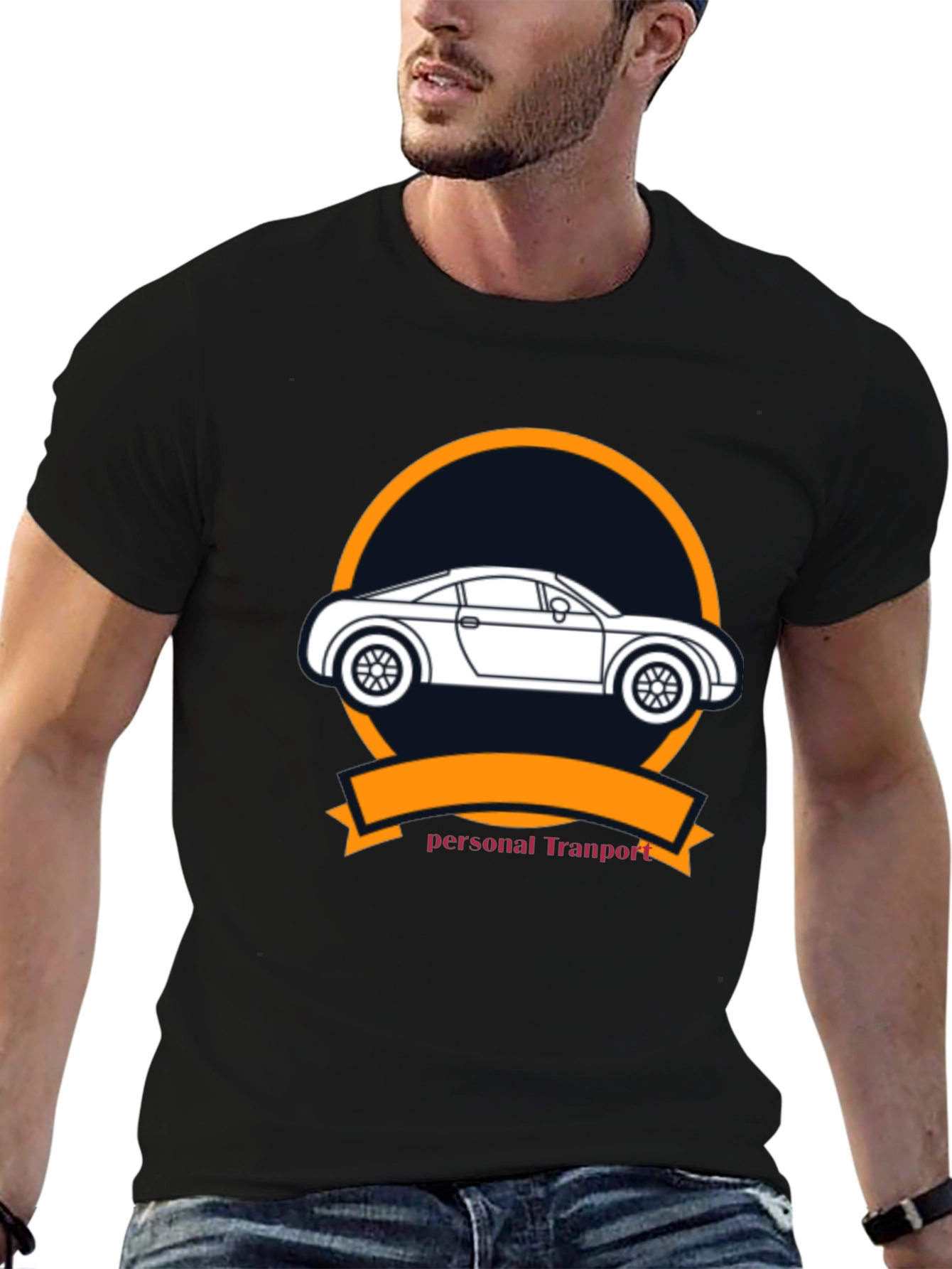 Personal Transport Black Graphic Tee