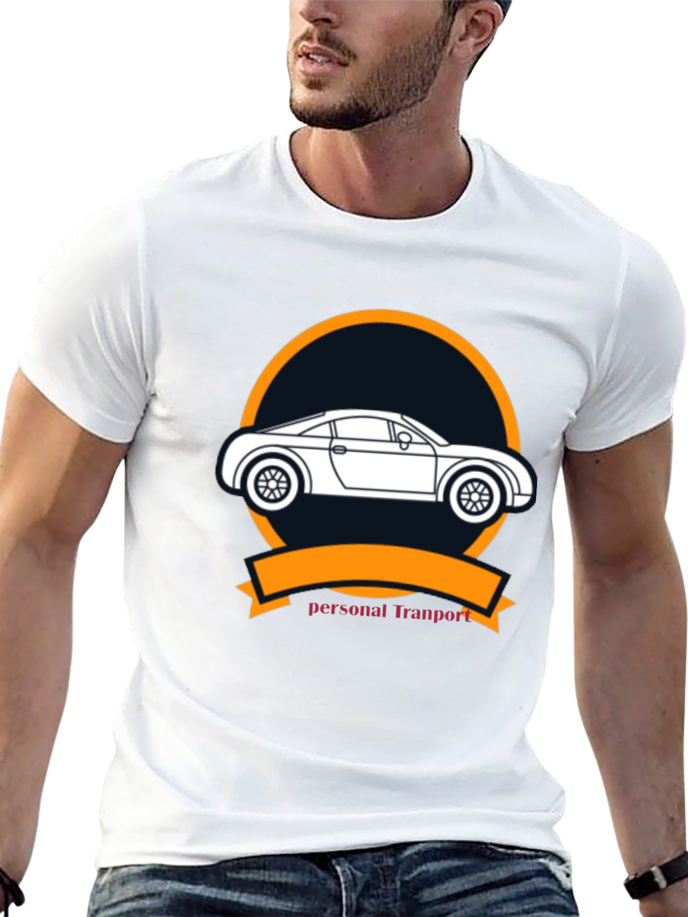 Personal Transport Black Graphic Tee