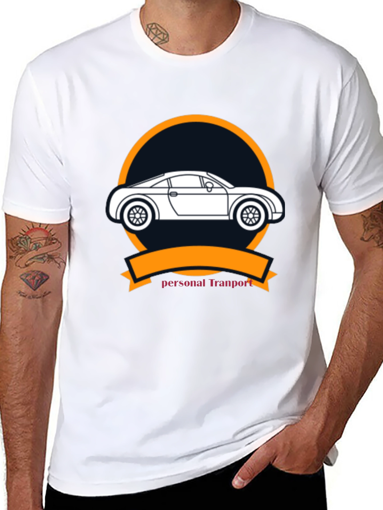 Personal Transport Black Graphic Tee