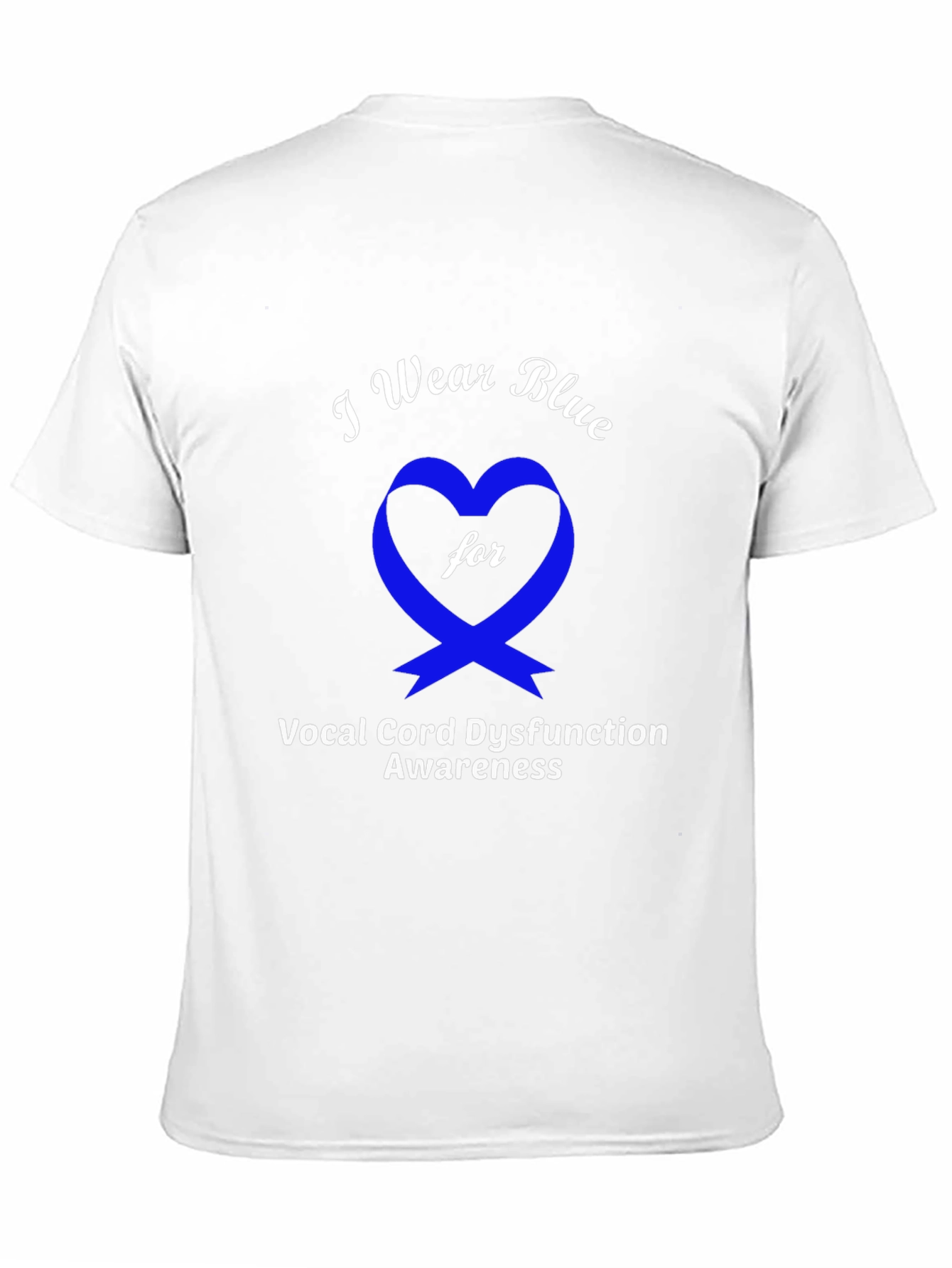 Blue Awareness Ribbon Graphic Tee