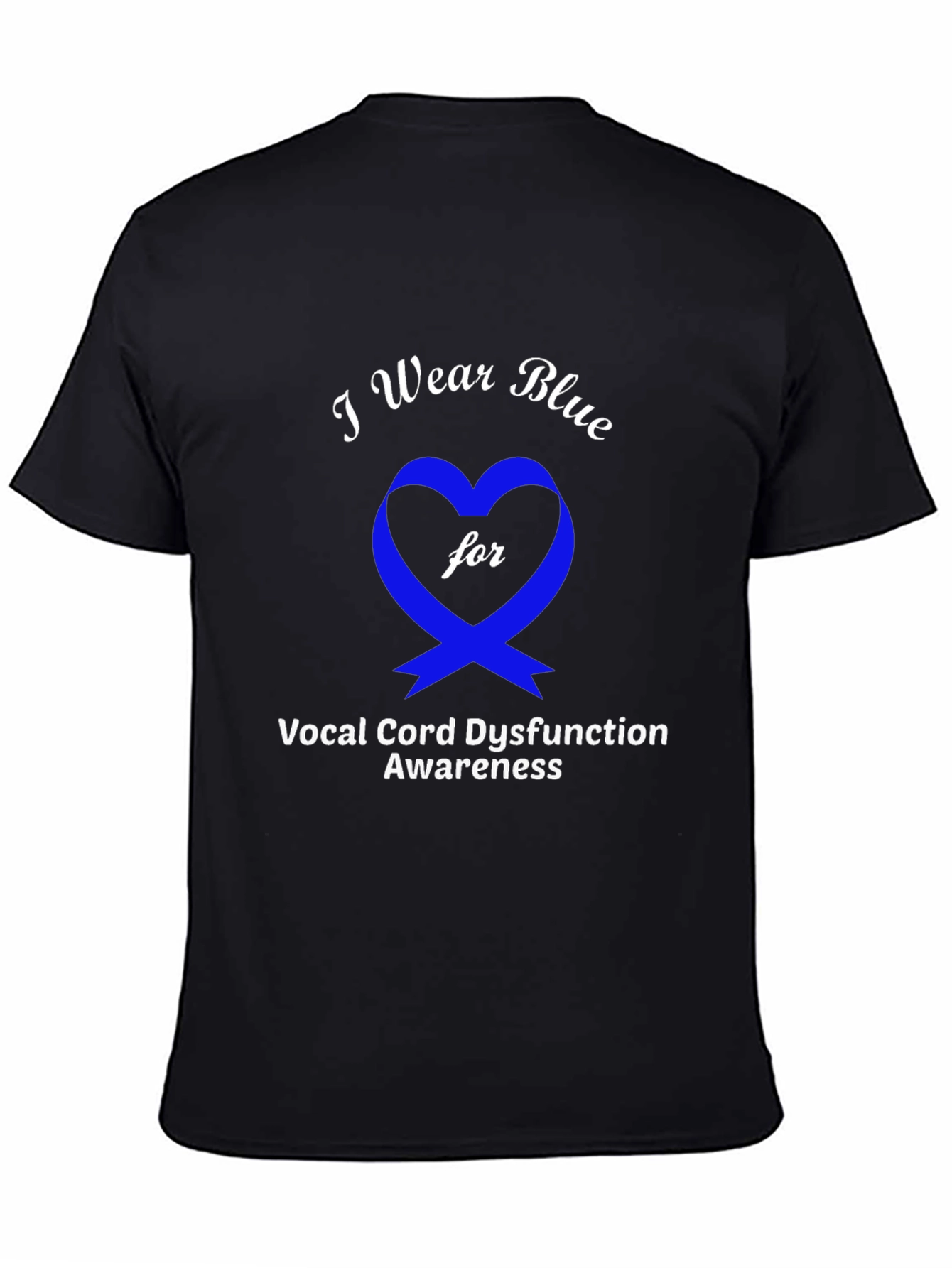 Blue Awareness Ribbon Graphic Tee