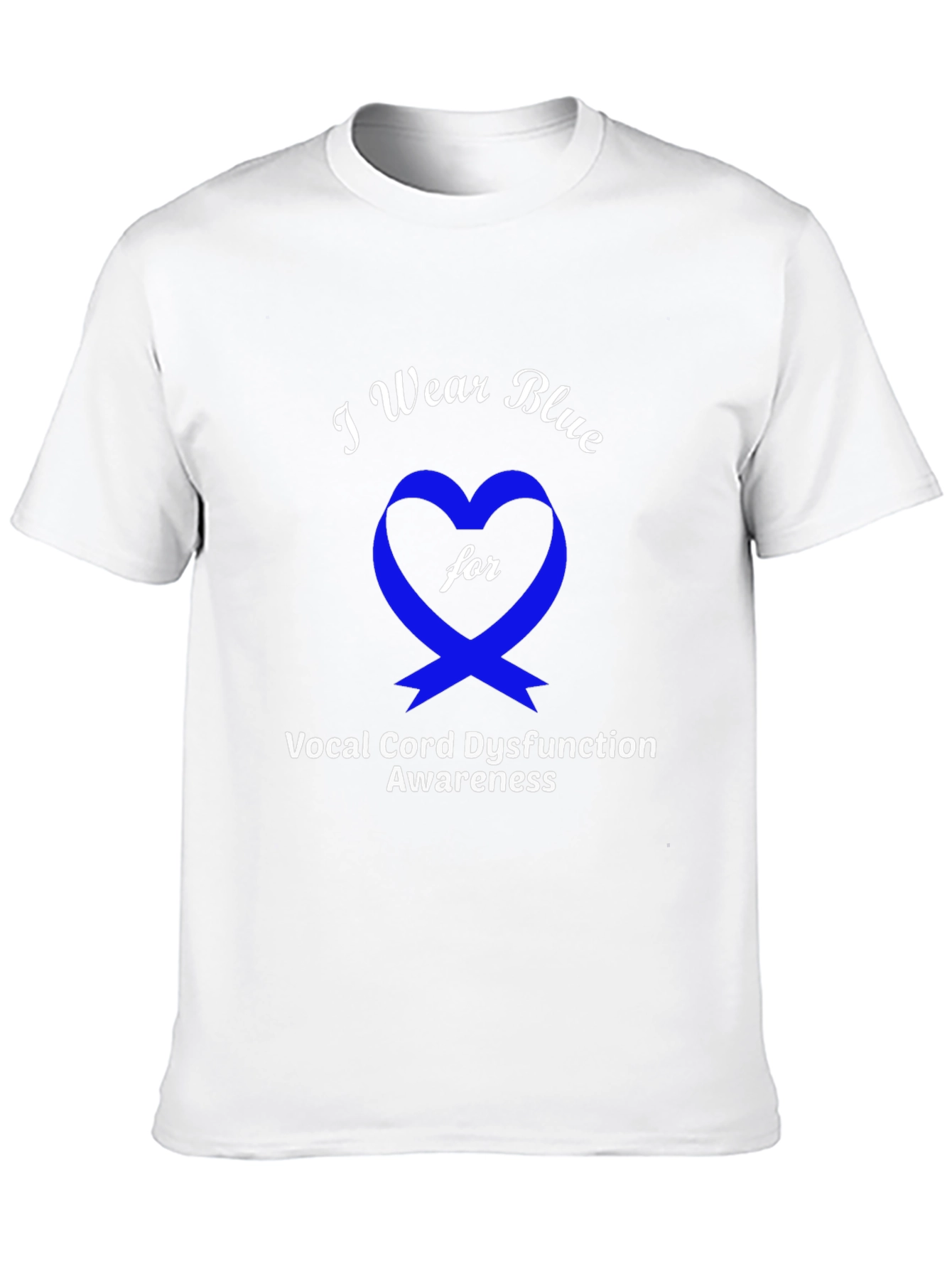 Blue Awareness Ribbon Graphic Tee