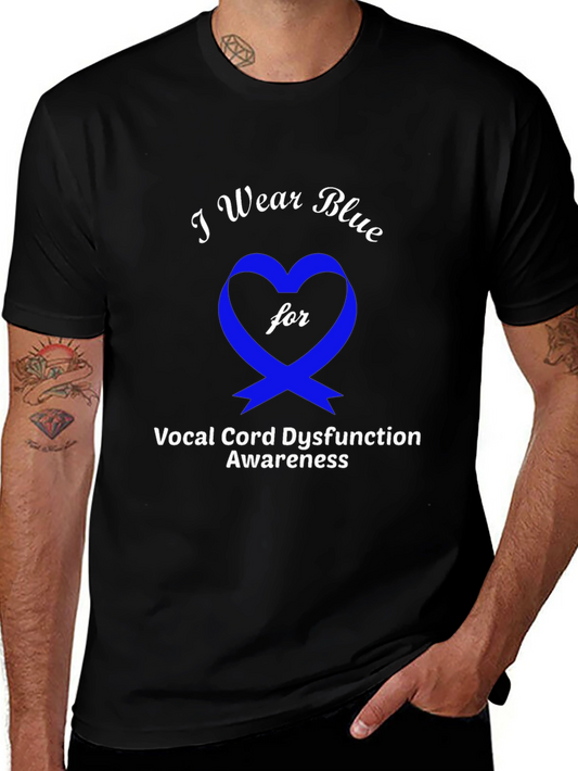 Blue Awareness Ribbon Graphic Tee