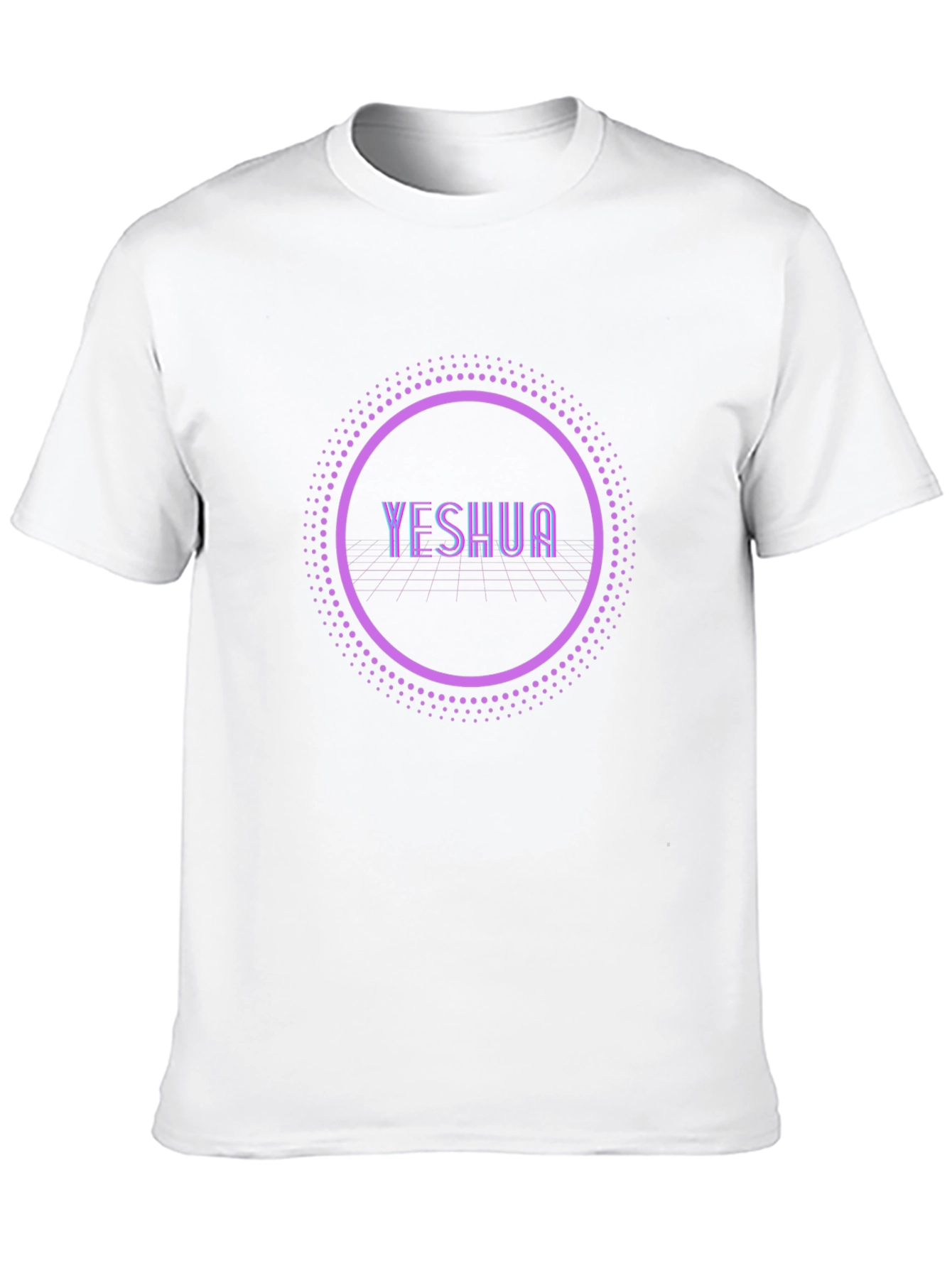 Yeshua Circle Design Black T-Shirt