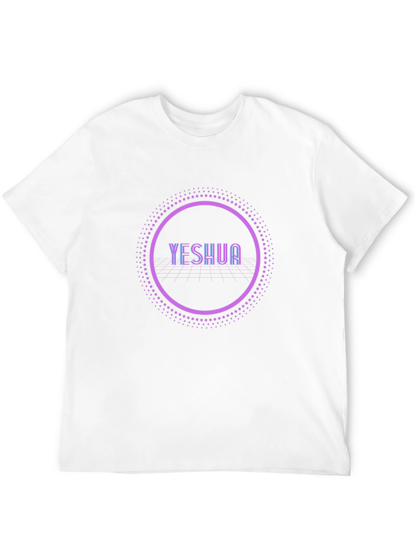 Yeshua Circle Design Black T-Shirt