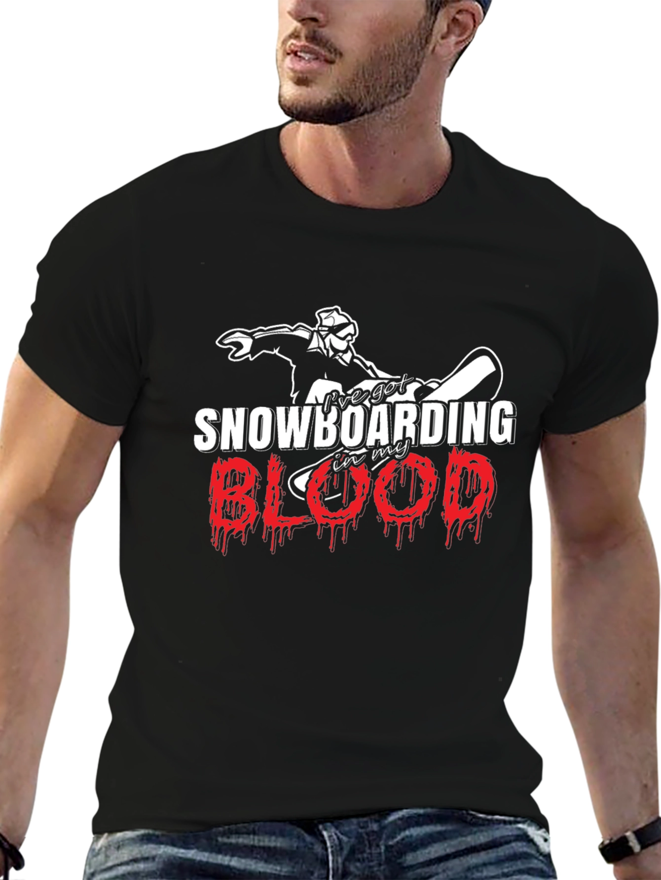 Snowboarding in my Blood T-Shirt