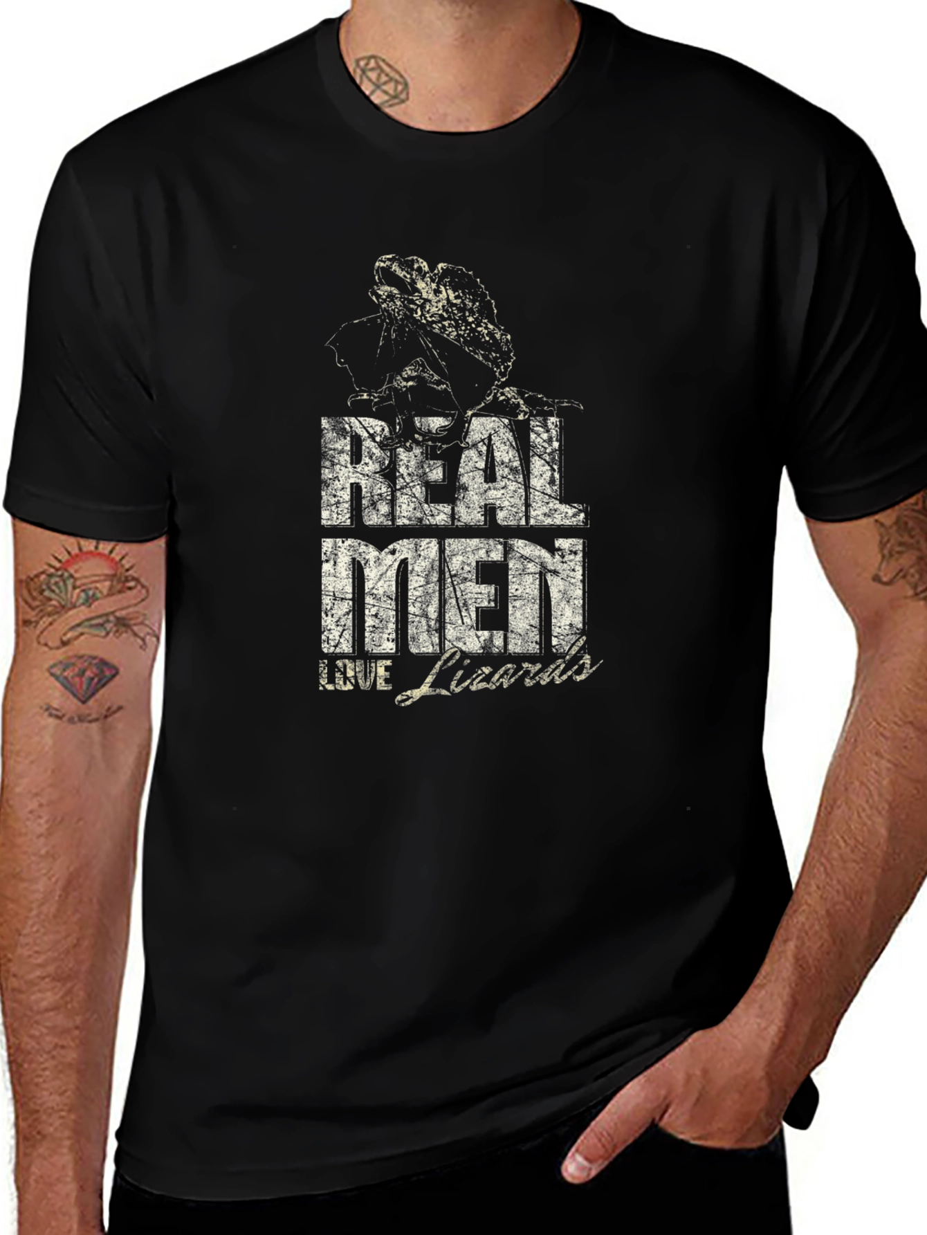 Real Men Love Lizards T-Shirt
