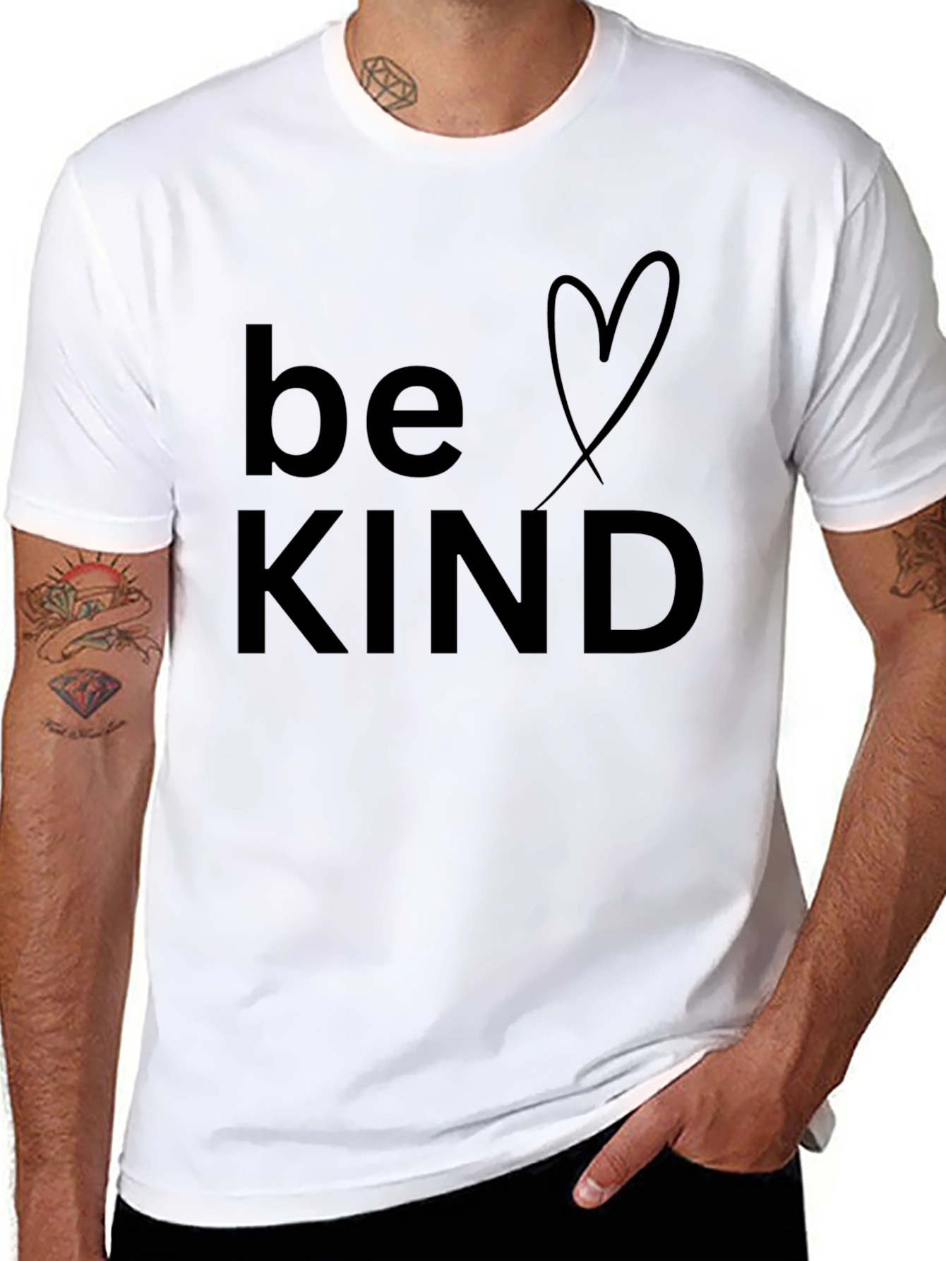 Be Kind Graphic Tee - Soft Cotton Comfort