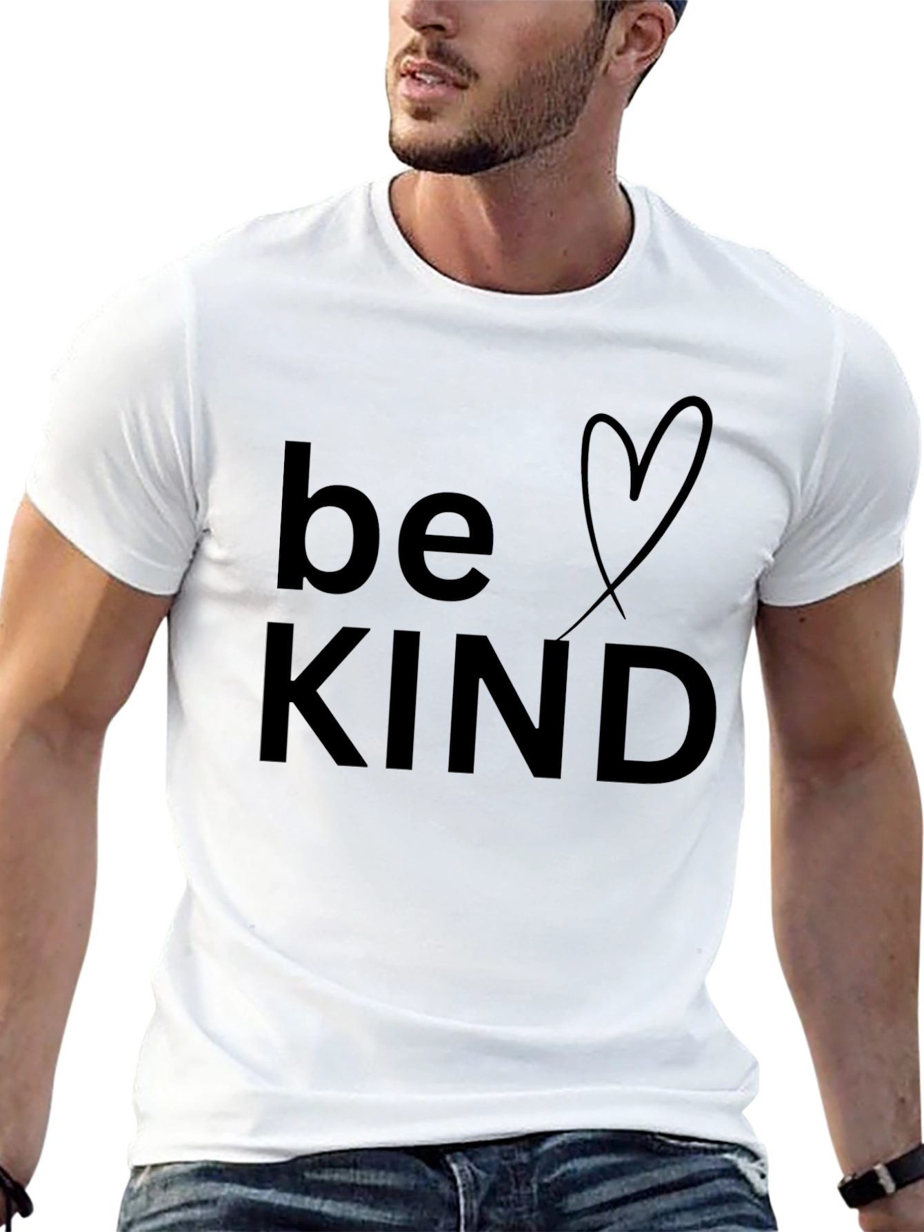 Be Kind Graphic Tee - Soft Cotton Comfort
