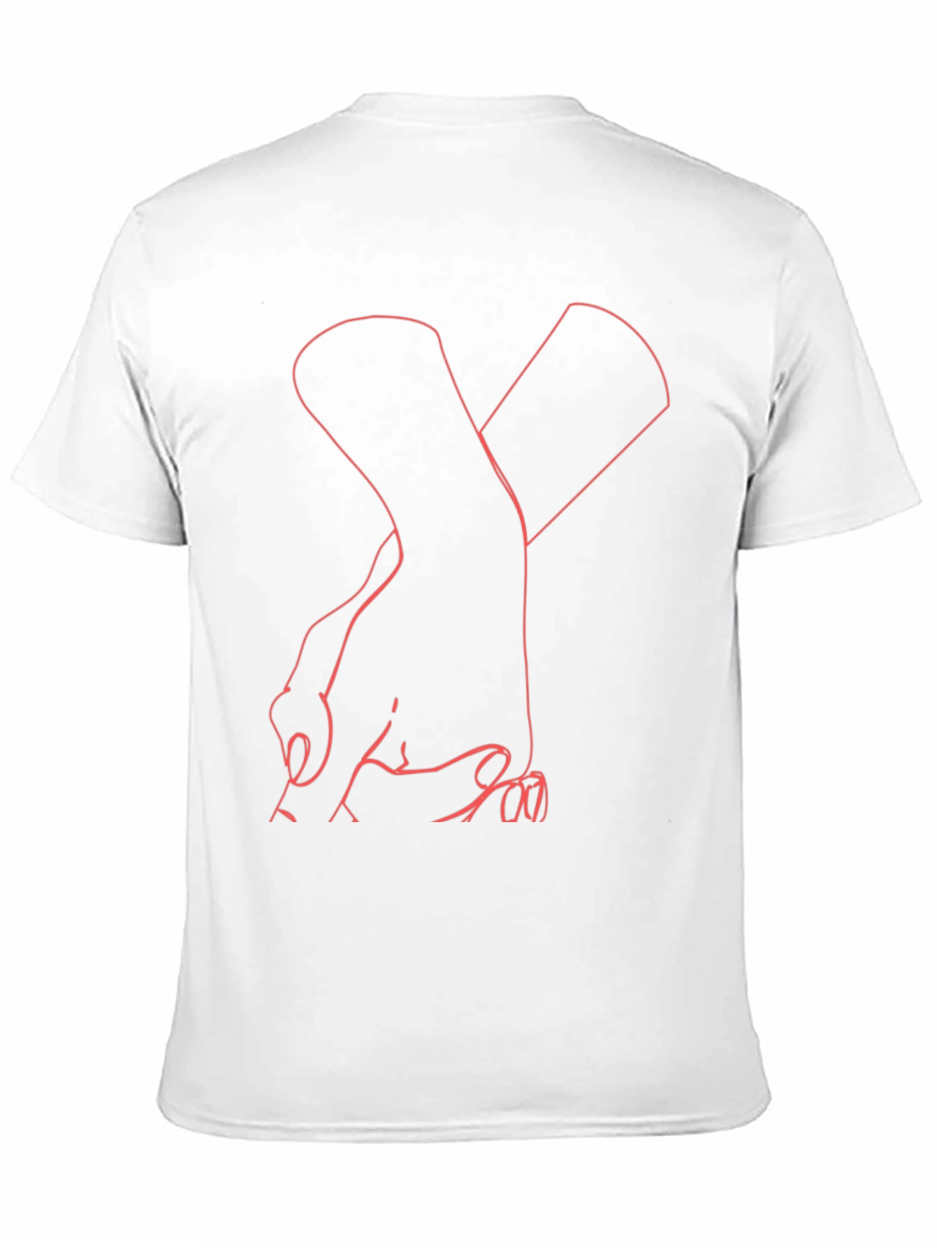 Abstract Hands Graphic T-Shirt
