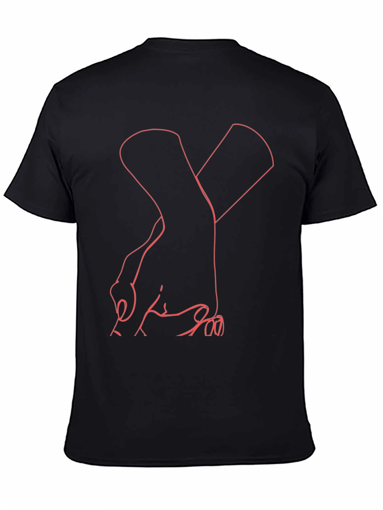 Abstract Hands Graphic T-Shirt