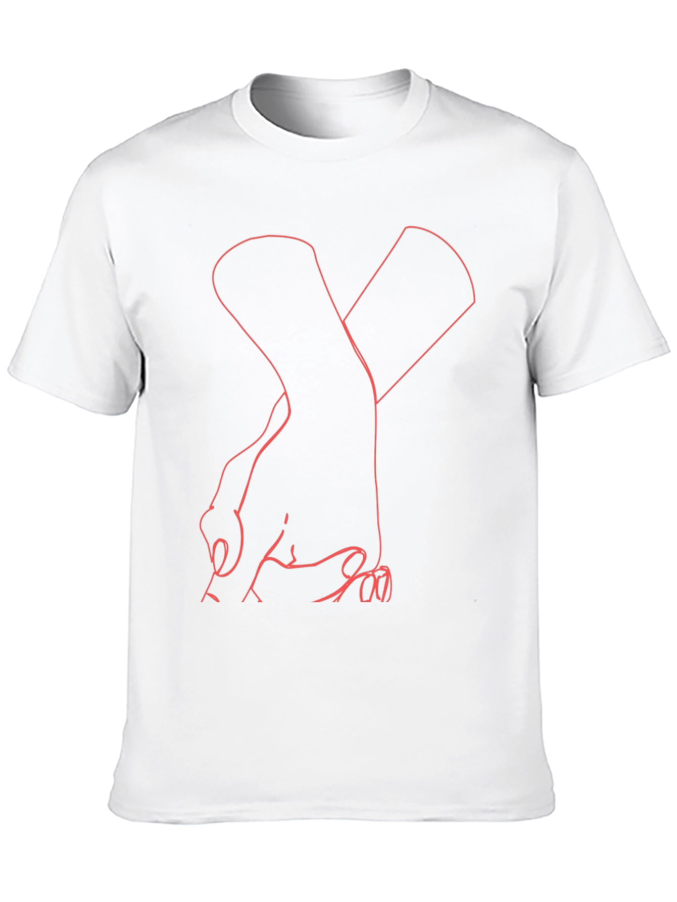 Abstract Hands Graphic T-Shirt