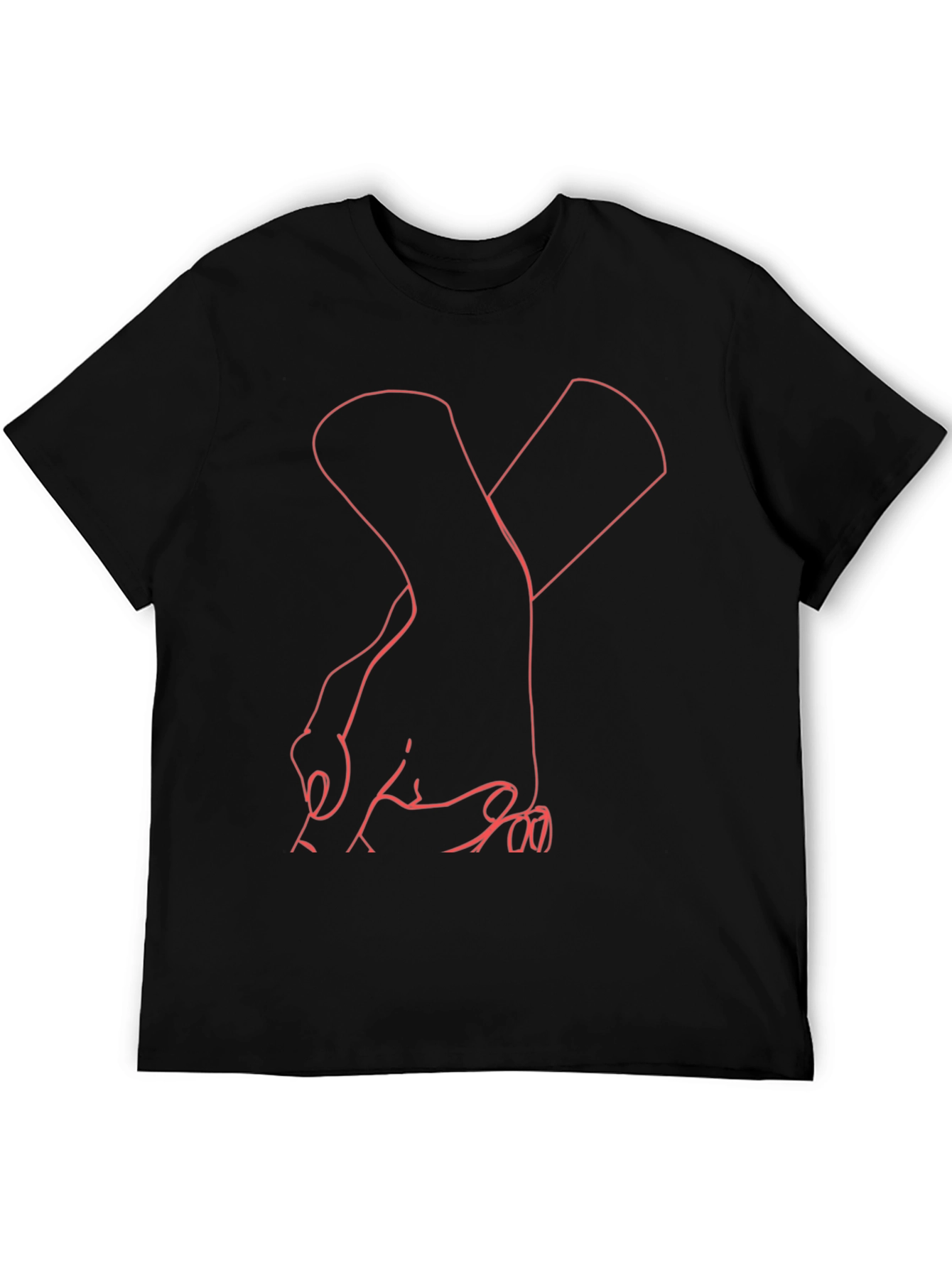 Abstract Hands Graphic T-Shirt