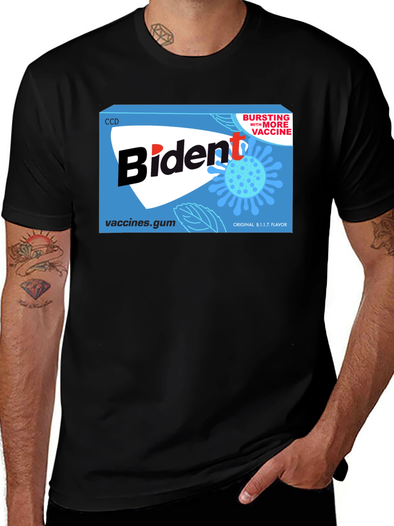 Biden Gum T-Shirt - Political Satire Tee