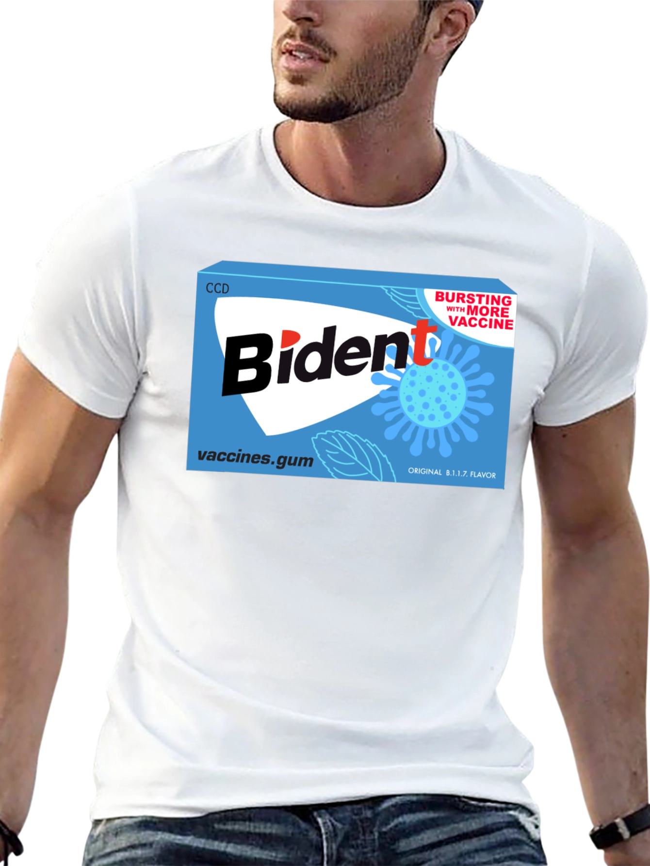 Biden Gum T-Shirt - Political Satire Tee