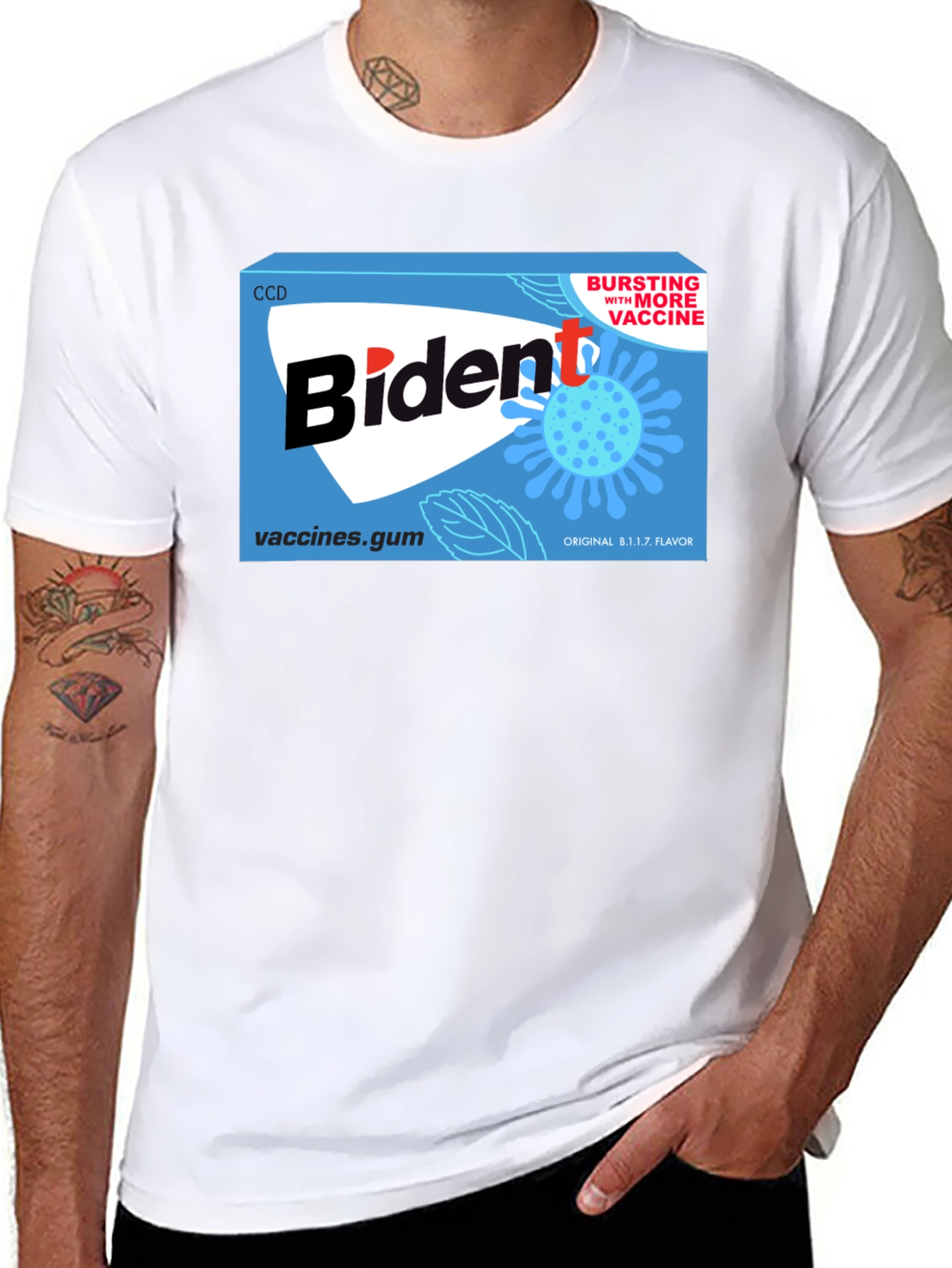 Biden Gum T-Shirt - Political Satire Tee