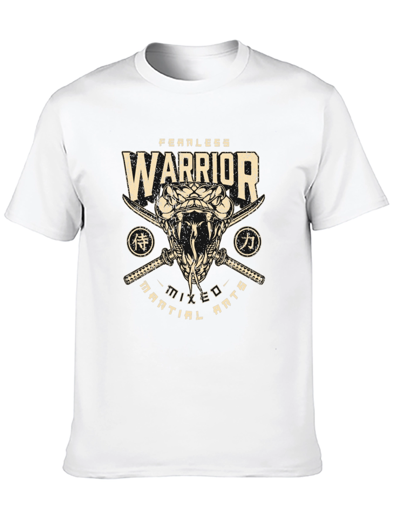 Fearless Warrior Mixed Martial Arts Snake T-Shirt