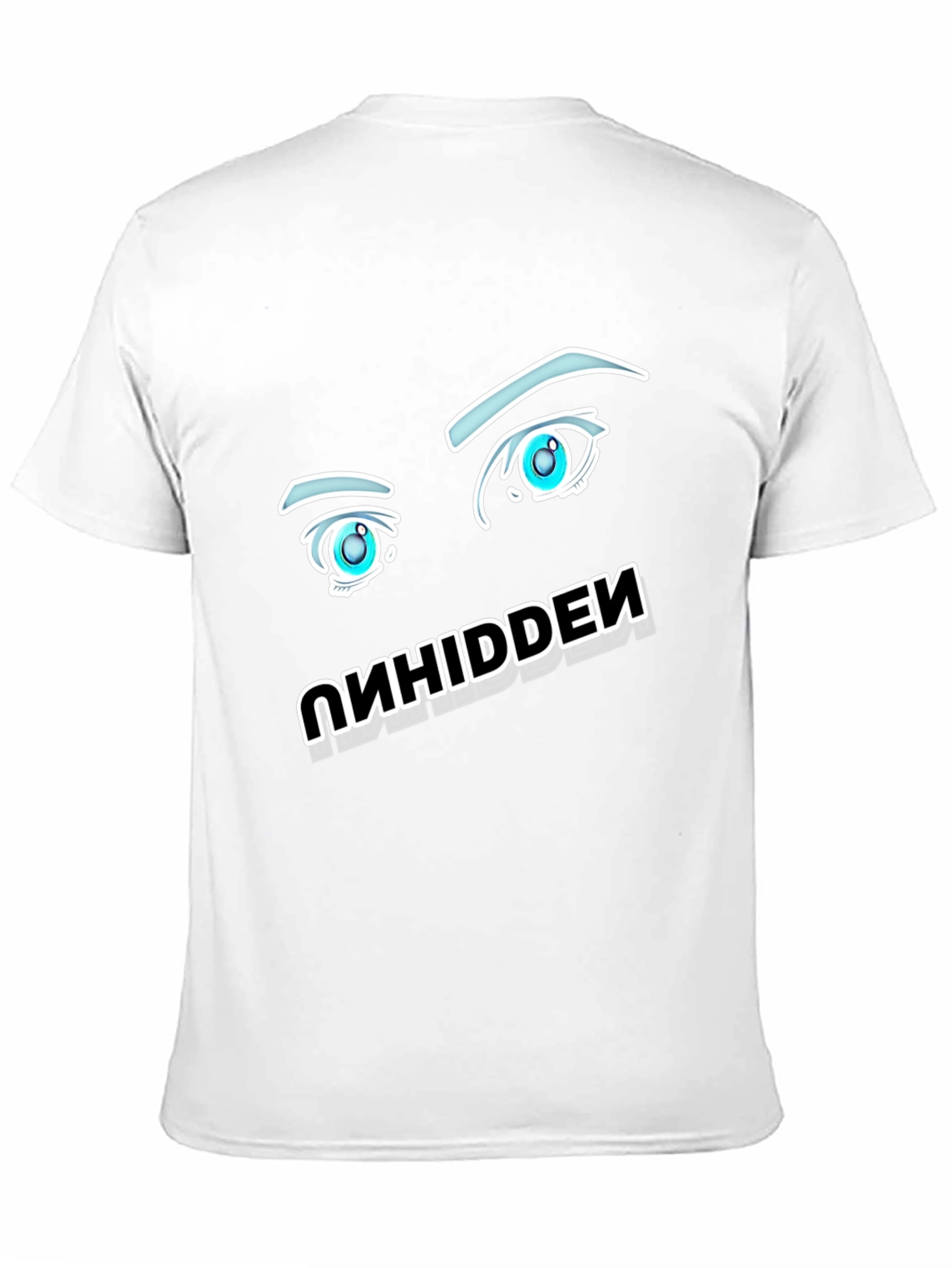 Anime Eyes Graphic Black Tee