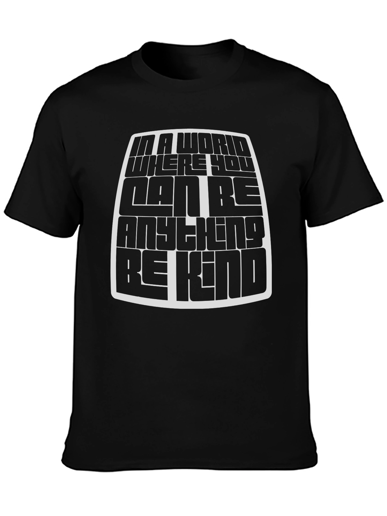 Be Kind Black Graphic Tee