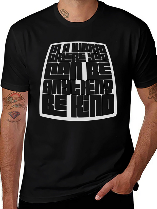 Be Kind Black Graphic Tee